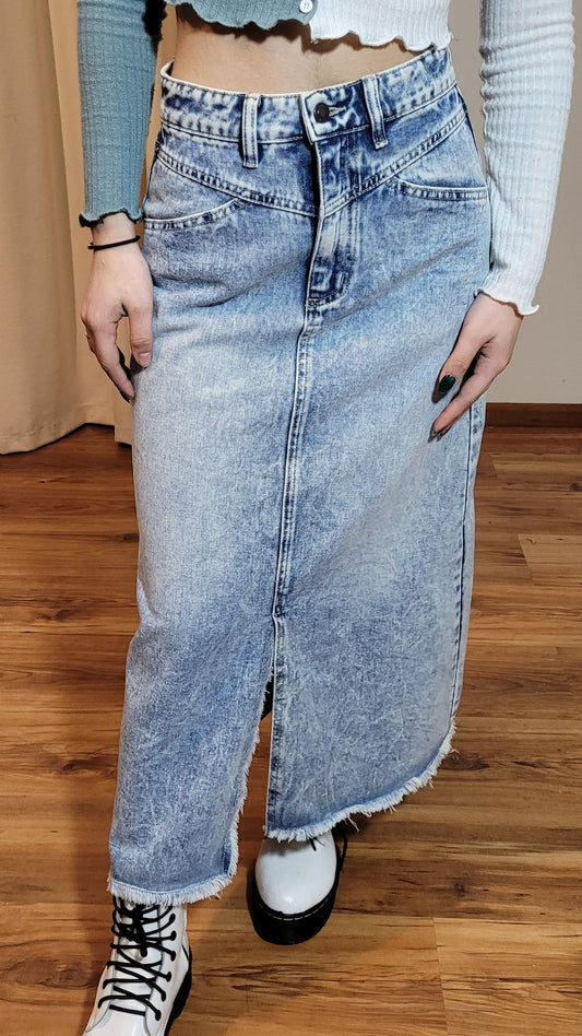 Denim Midi Skirt size 8