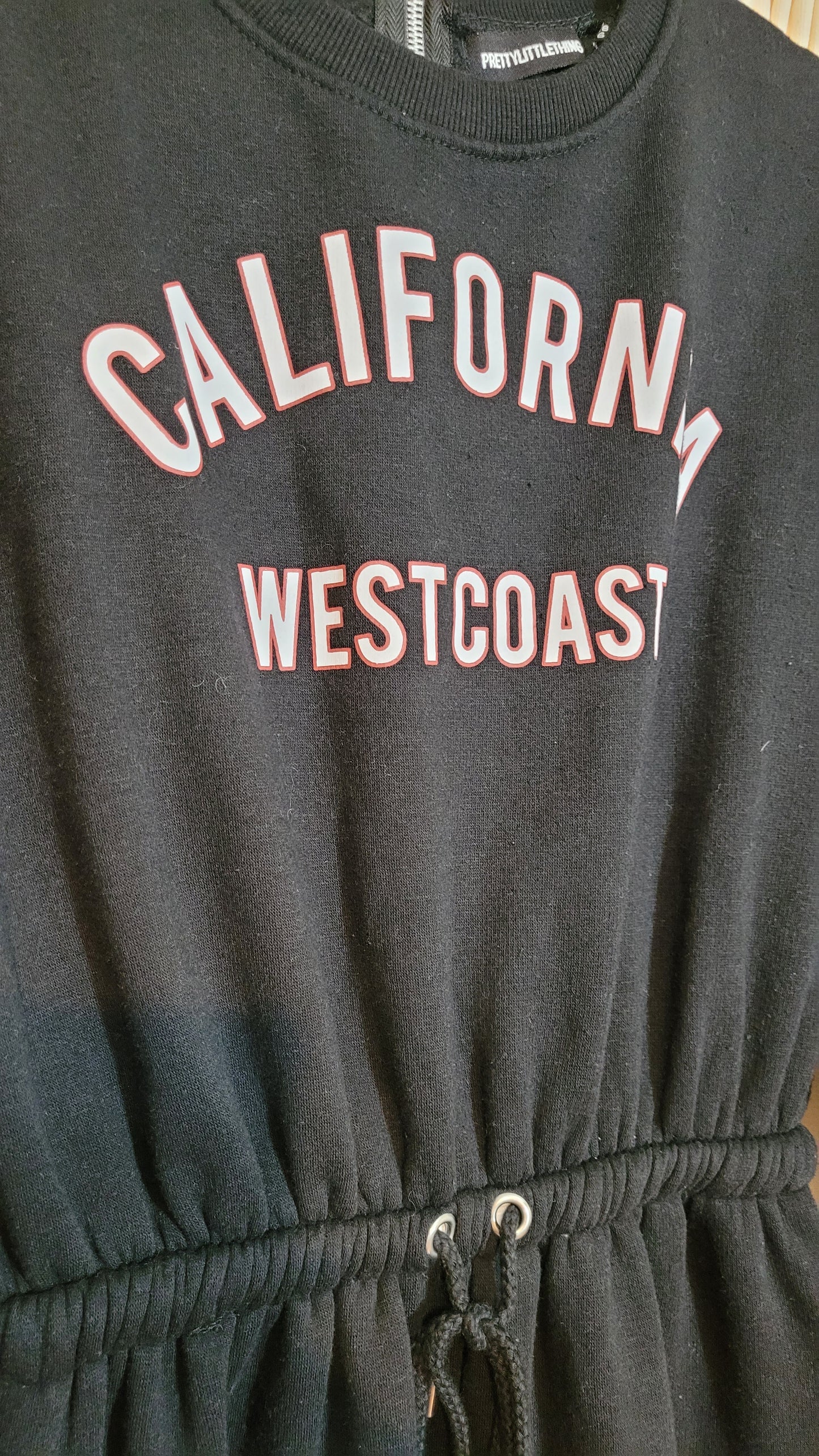 Black California long sleeves Jumpsuit -Black preloved jumpsuit