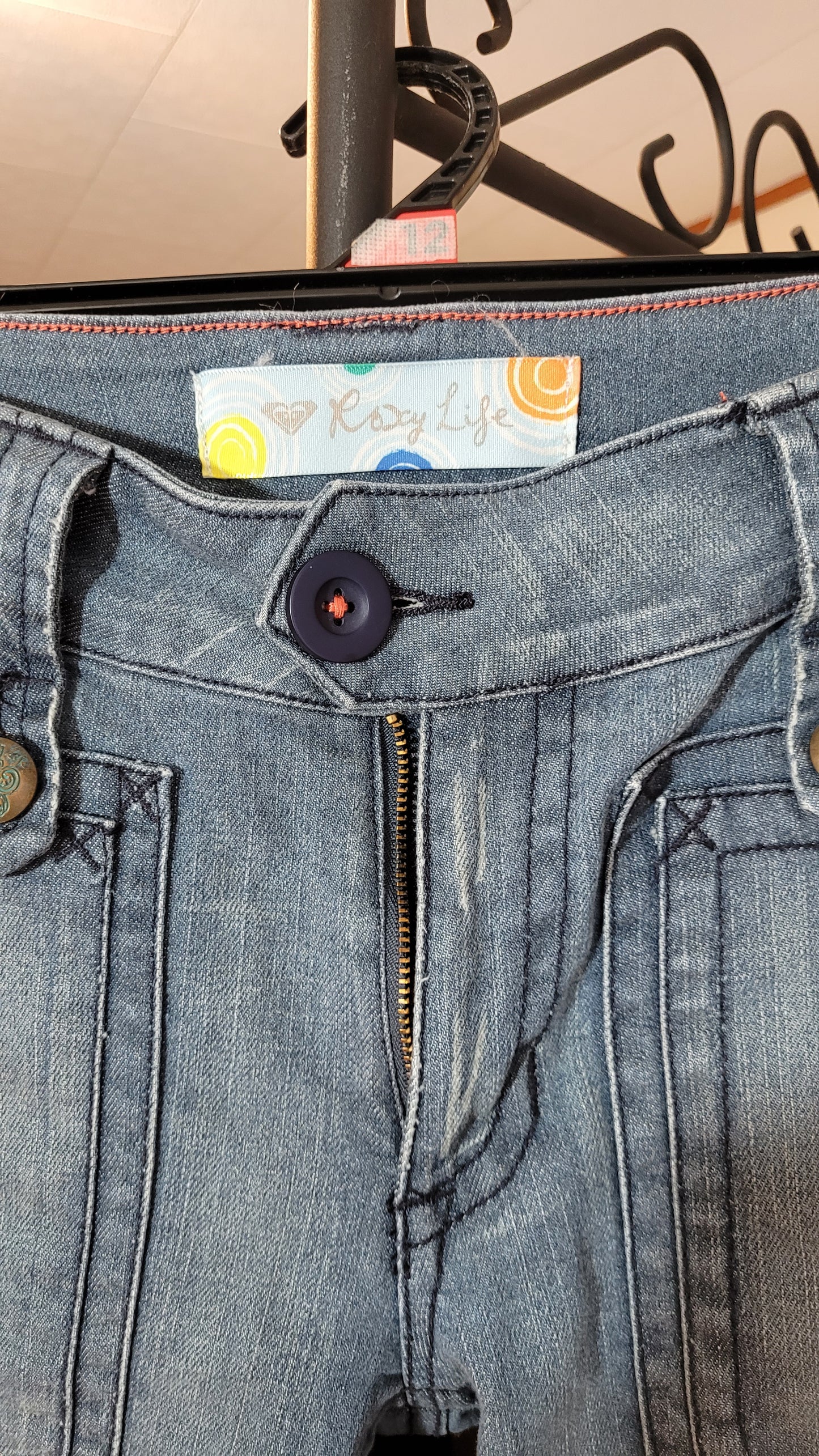 Y2k Vintage Roxy Denim cargo style jeans - pants THE RELAXED WORKER Roxy Jeans