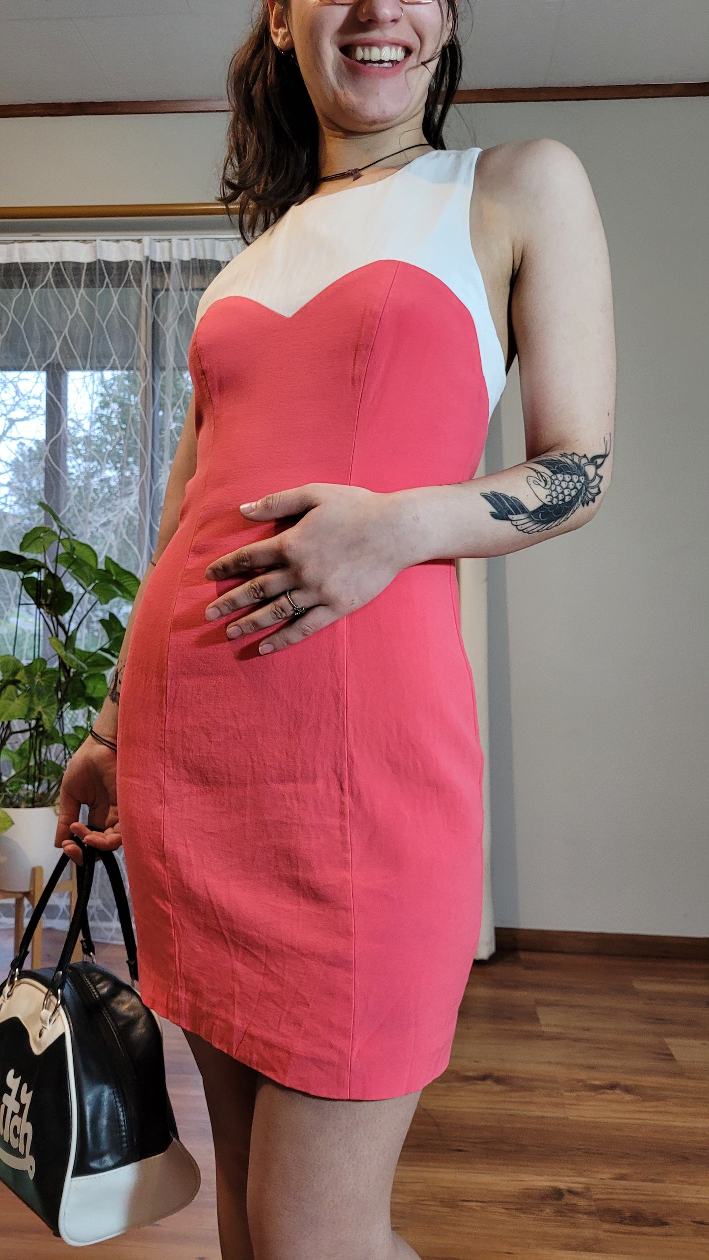 Lovely Hot pink Dress - Preloved dress - Thrift Store