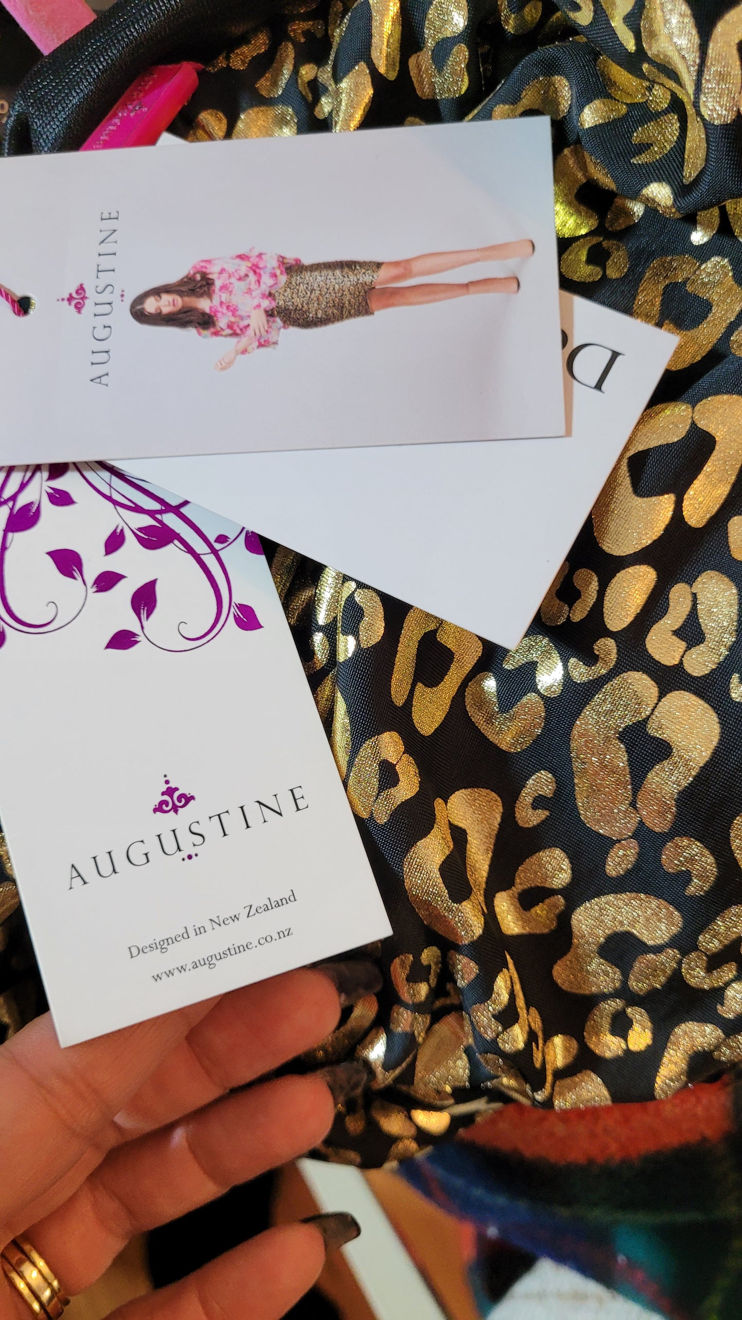 Gold Lepard Meow skirt -Agustine Skirt preloved Skirt -