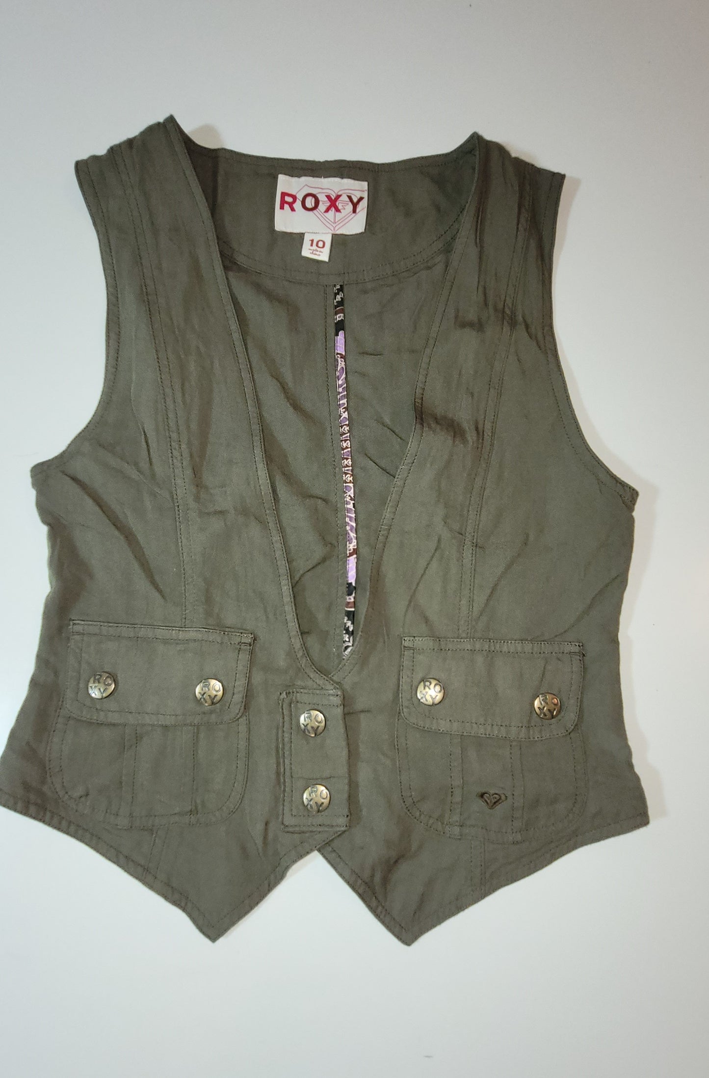 Preloved Roxy Vest Size 10