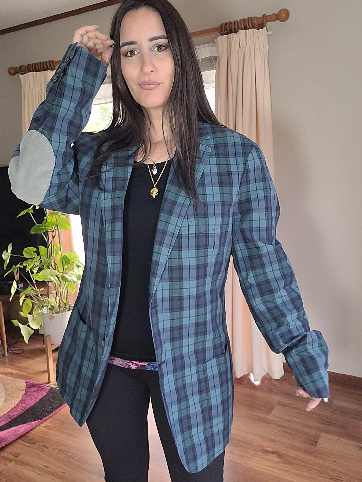 Oversized Plaid Jacket - Gant by Michael Bastian - Summer 2012 - Made in Portugal - Size 54