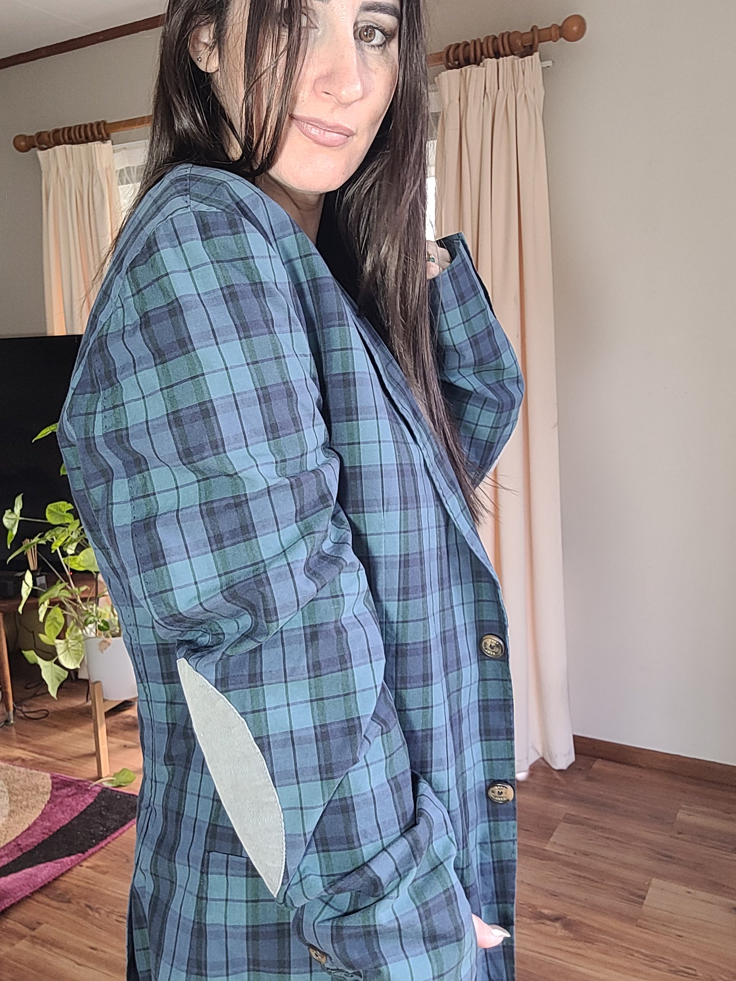 Oversized Plaid Jacket - Gant by Michael Bastian - Summer 2012 - Made in Portugal - Size 54