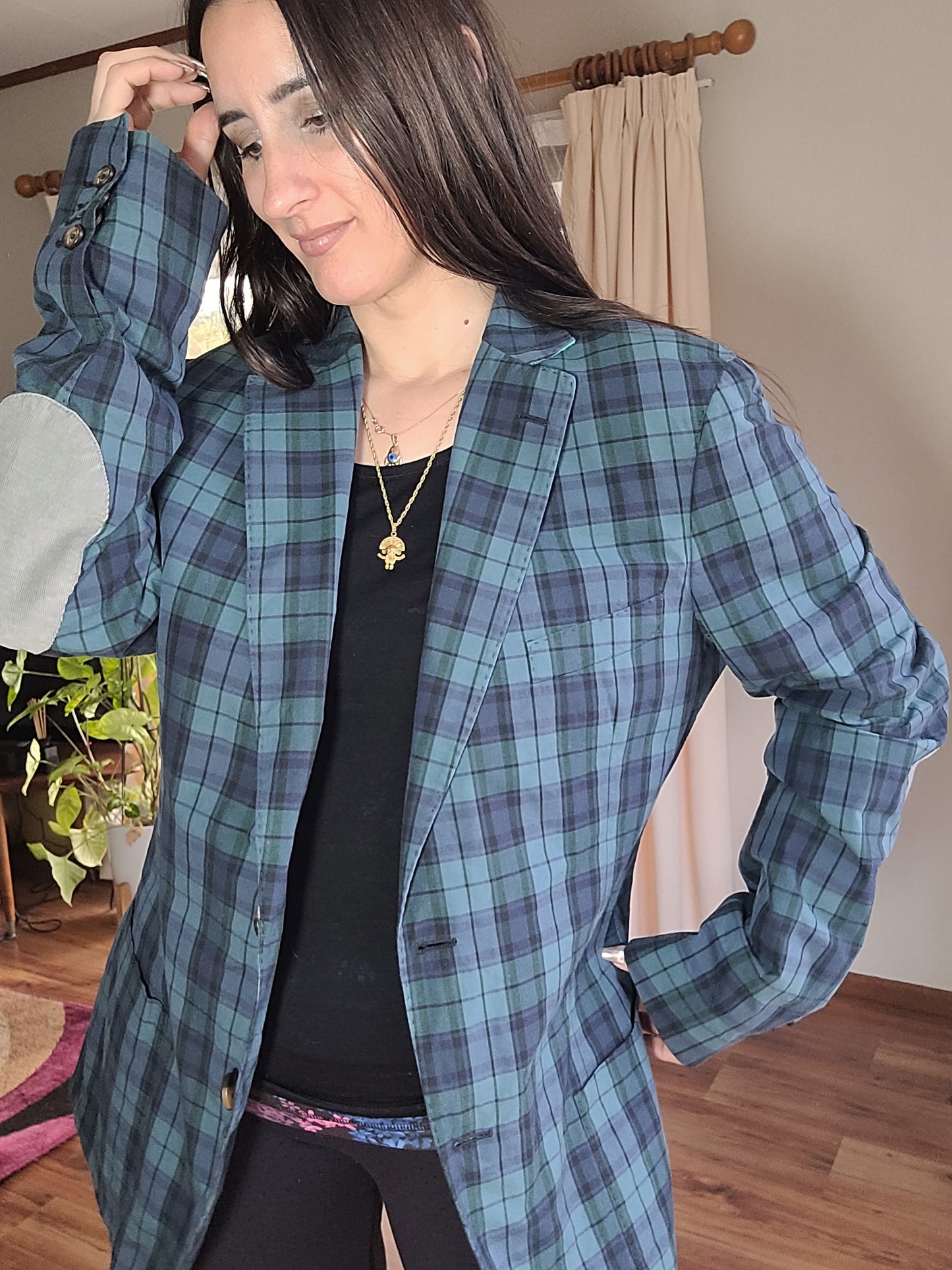 Oversized Plaid Jacket - Gant by Michael Bastian - Summer 2012 - Made in Portugal - Size 54