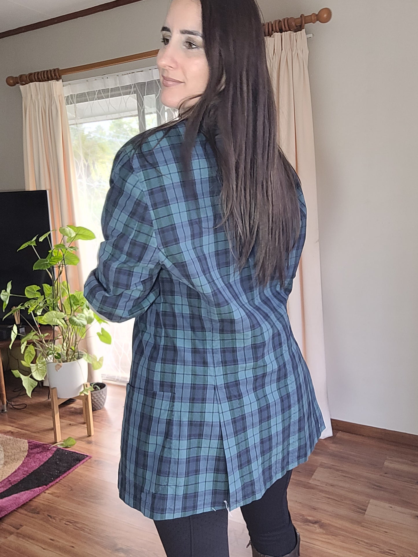 Oversized Plaid Jacket - Gant by Michael Bastian - Summer 2012 - Made in Portugal - Size 54