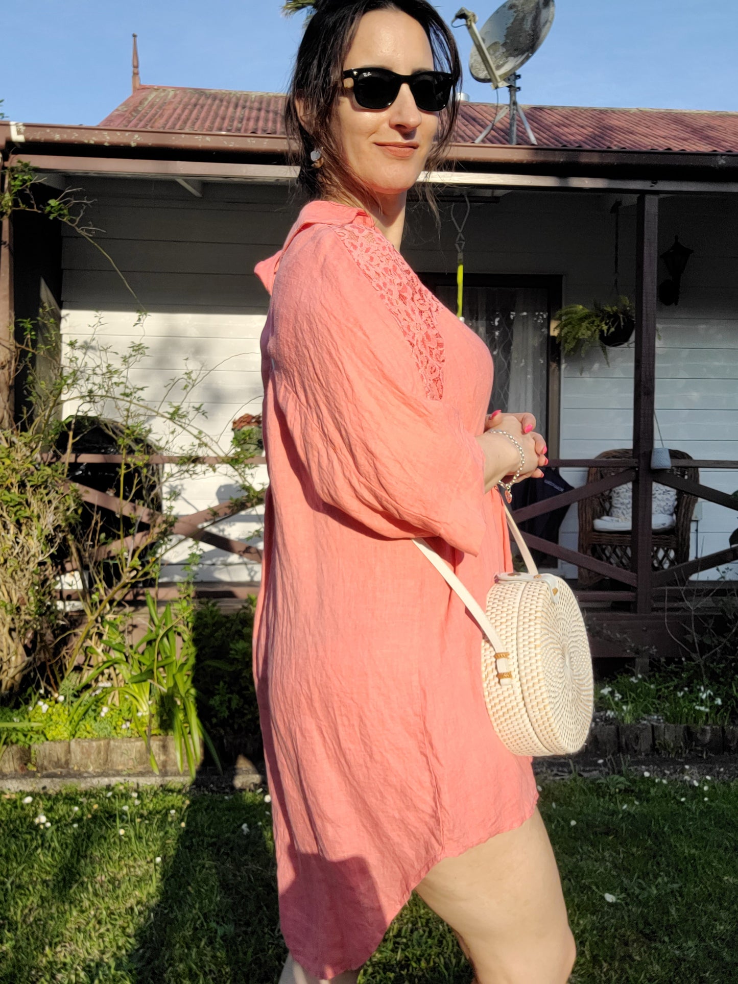 Italian Linen Blouse - Linen shirt