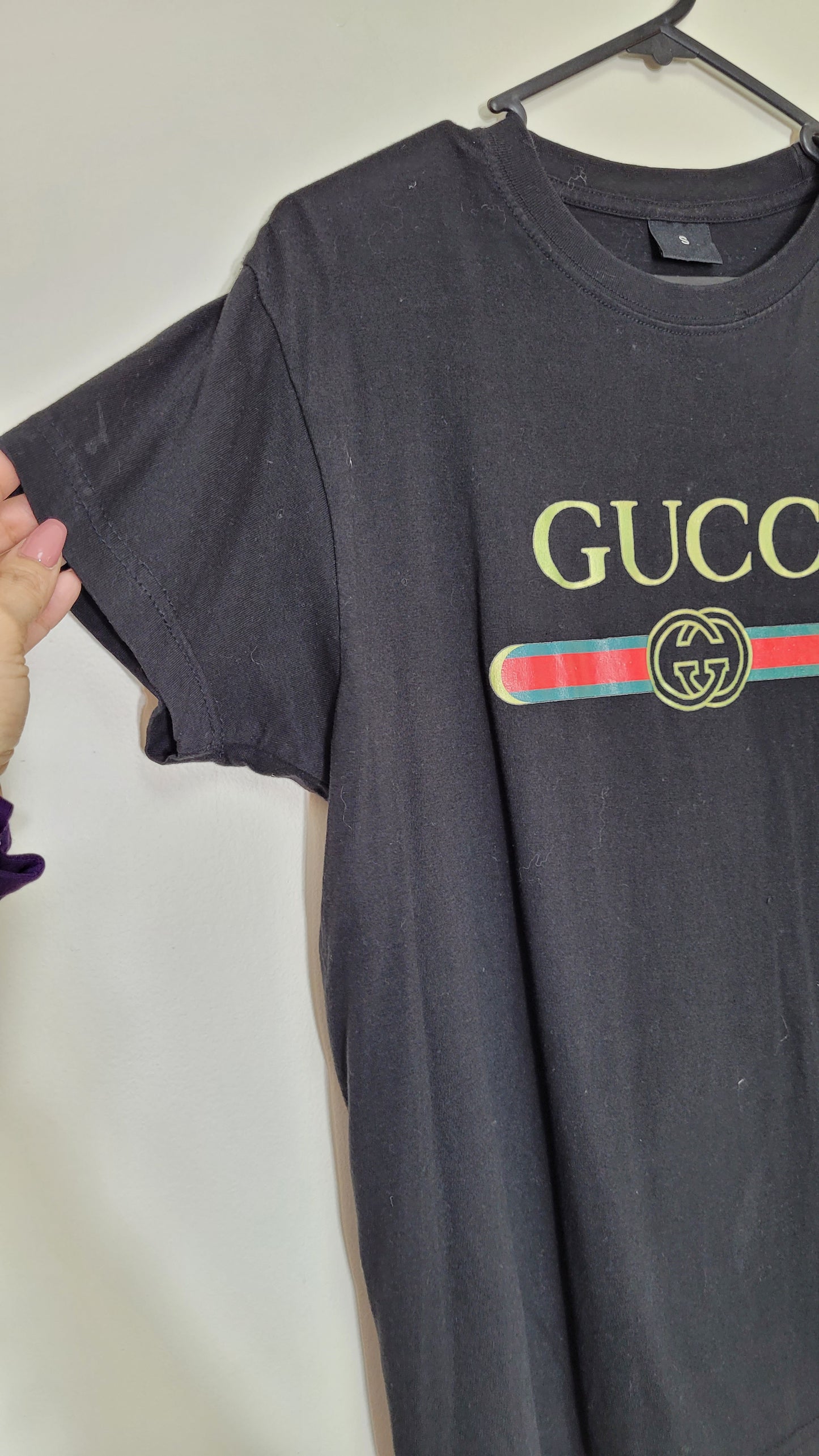 Gucci inspired black top Gucci T-shirt