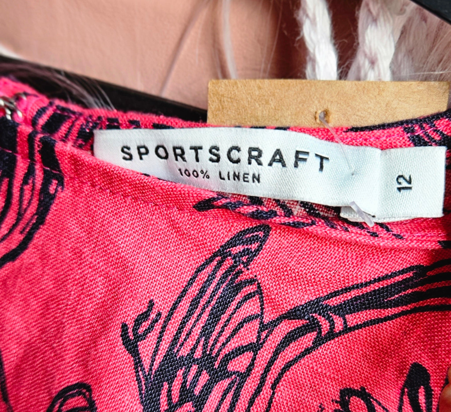 Preloved Top -Sportscraft Adalia Floral 100% Linen Top Buy secondhand Top