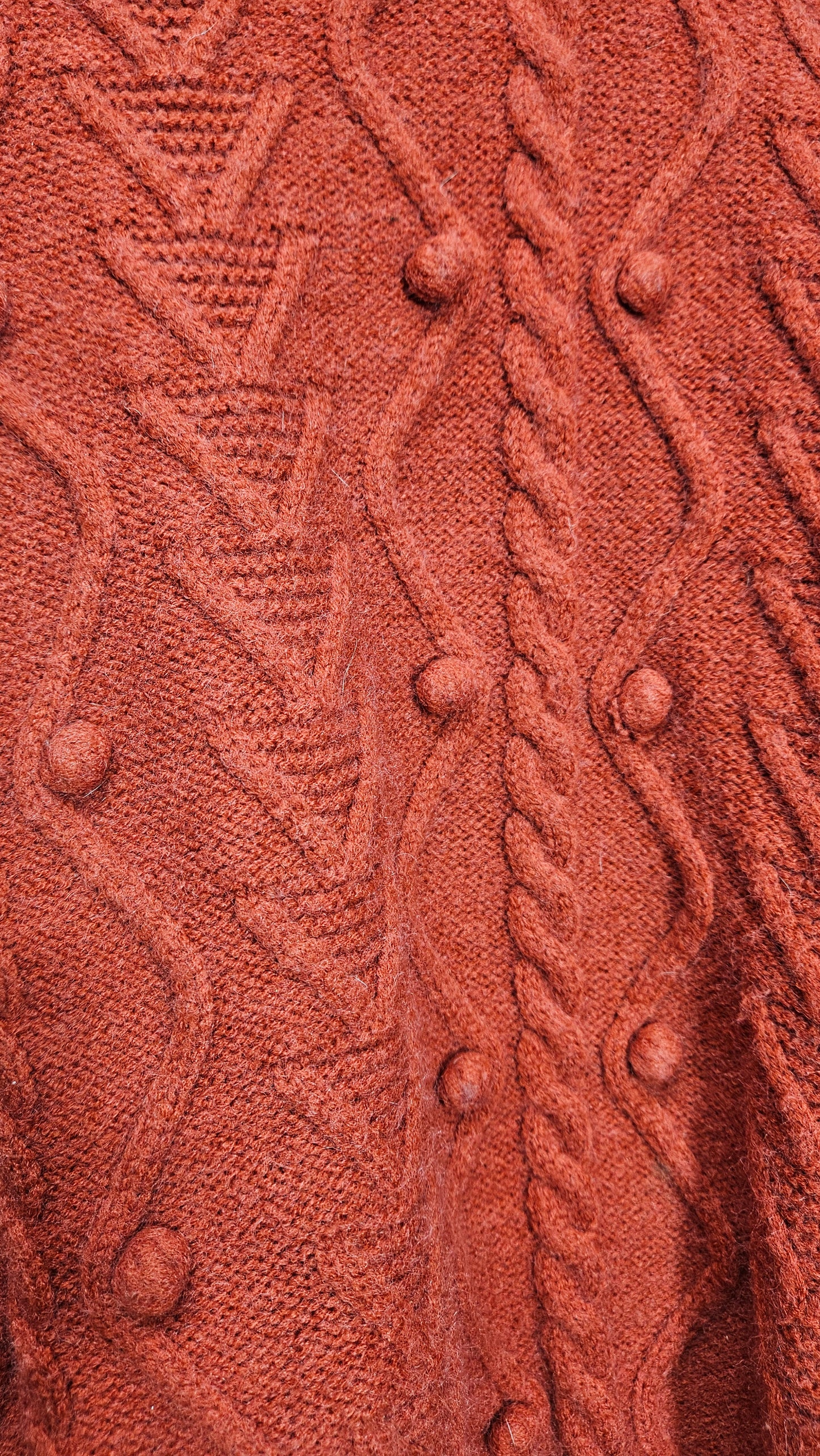 Cable Knit Sweater - Turtle Neck Knit Top - Preloved Pullovers