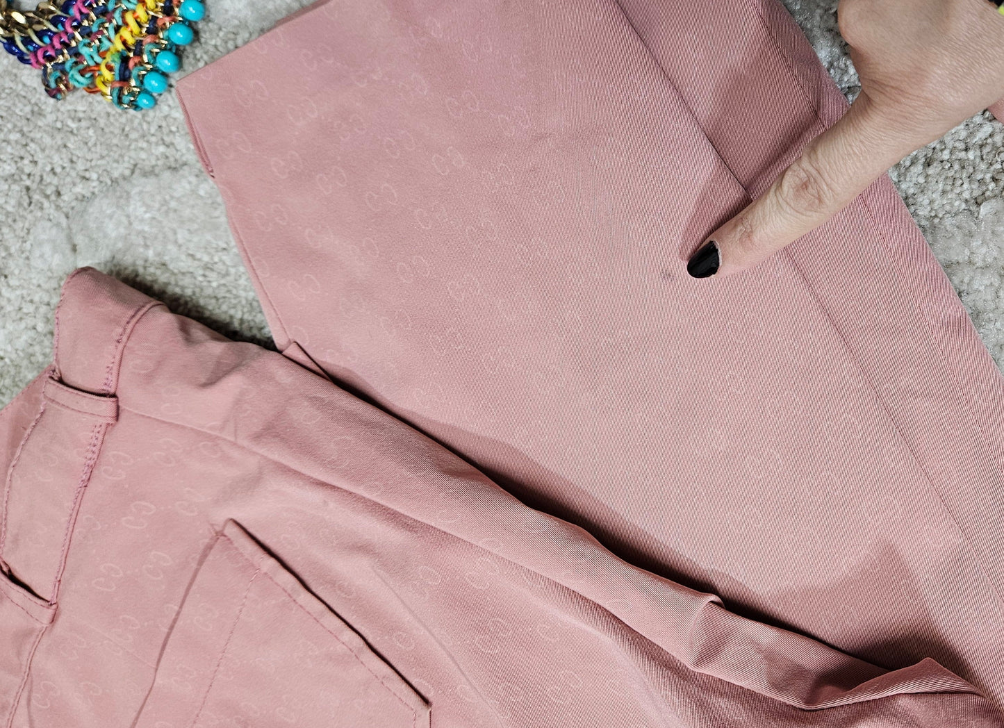 lovely gucci inspired pants in pink color for sale size 10
