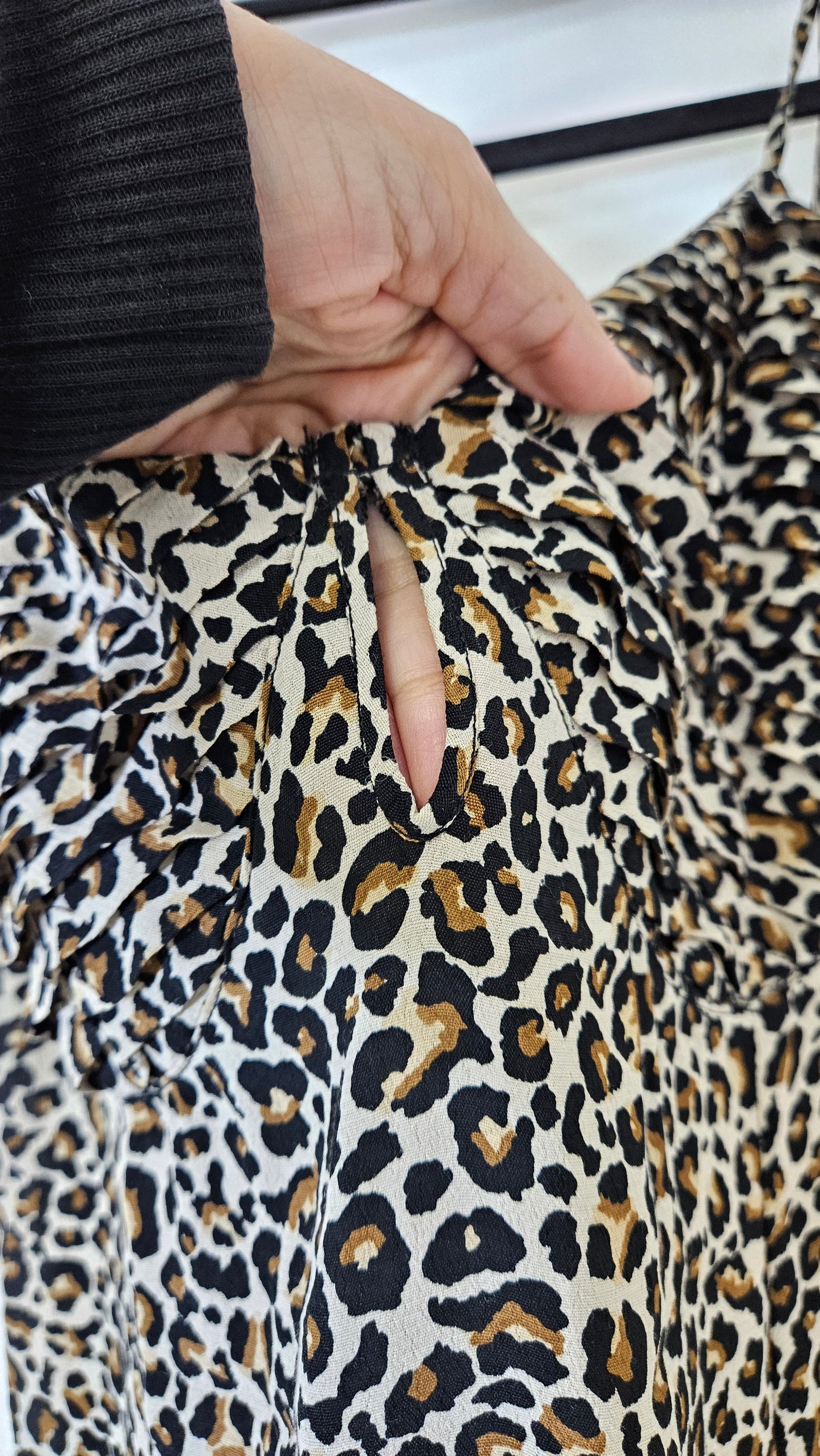 Rue Stiic Desert Leopard Midi Dress - Cami Dress