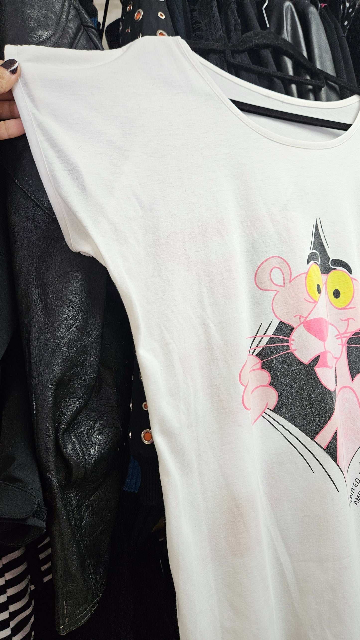 Pink Panter Vintage top - Retro tee -Shirt - Crewneck