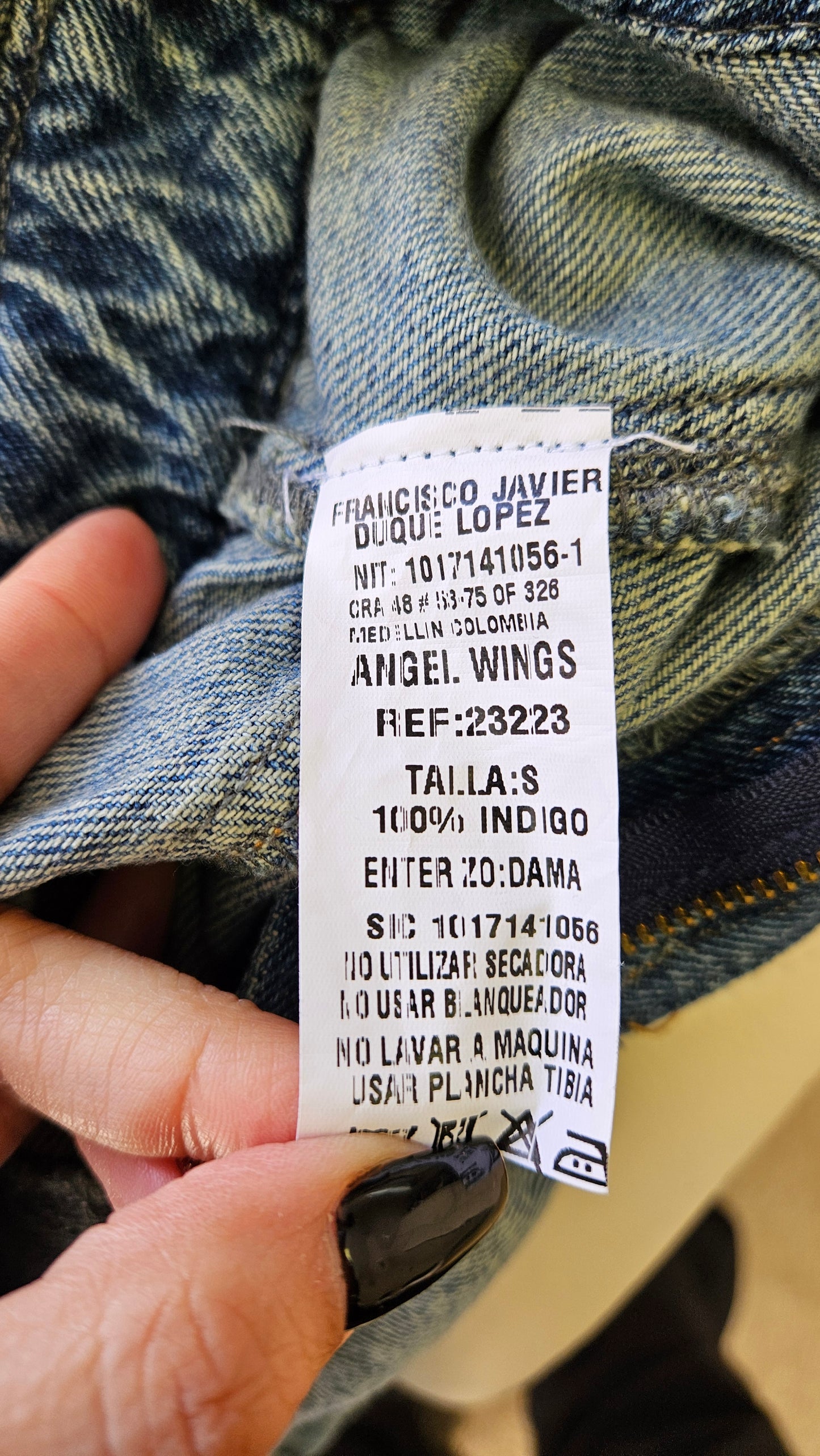Unique Colombian Wide Leg Denim Jumpsuit Cargo style