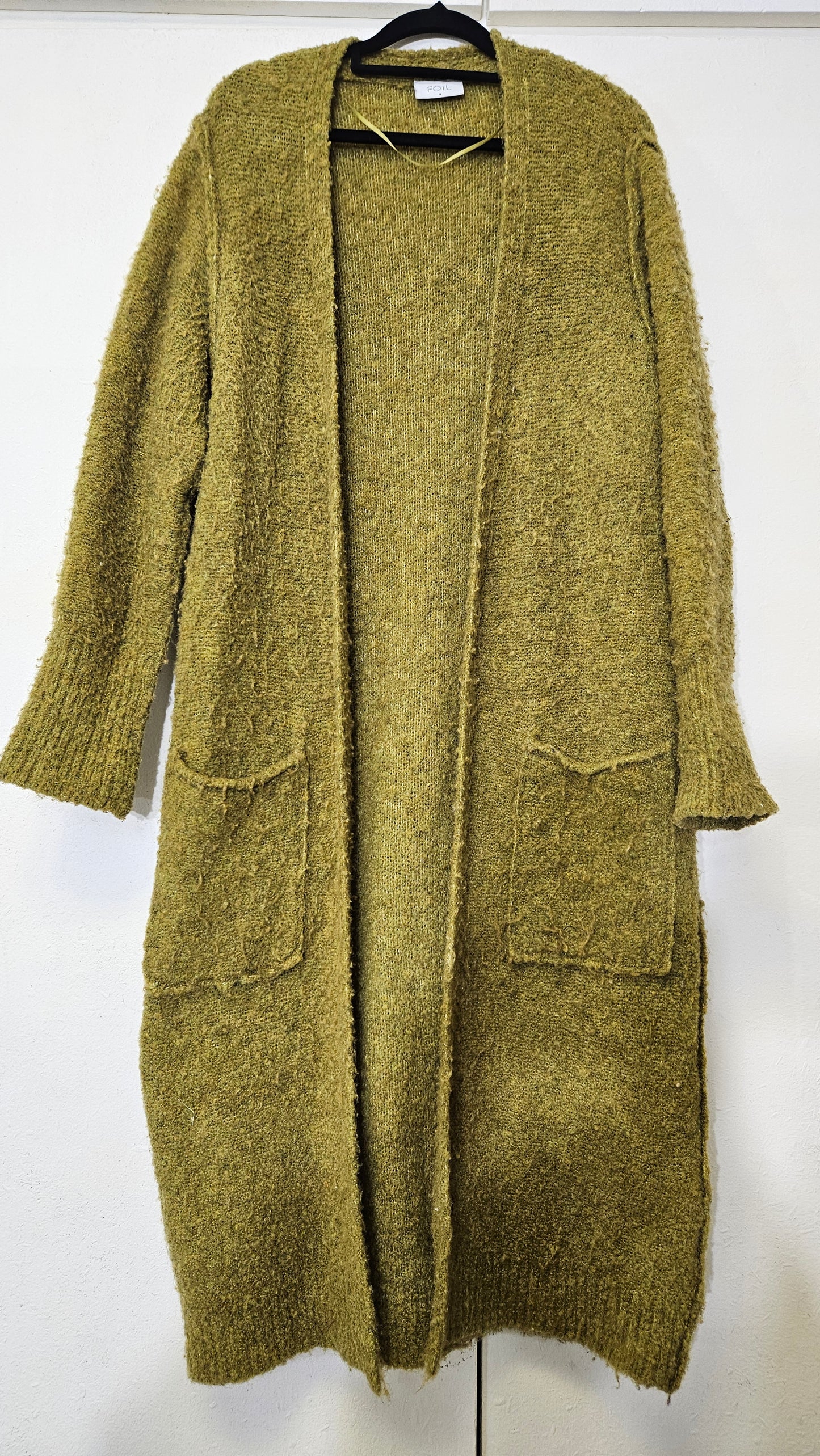 bohemian hippie style Knit Coat - Preloved Cardigan Coat
