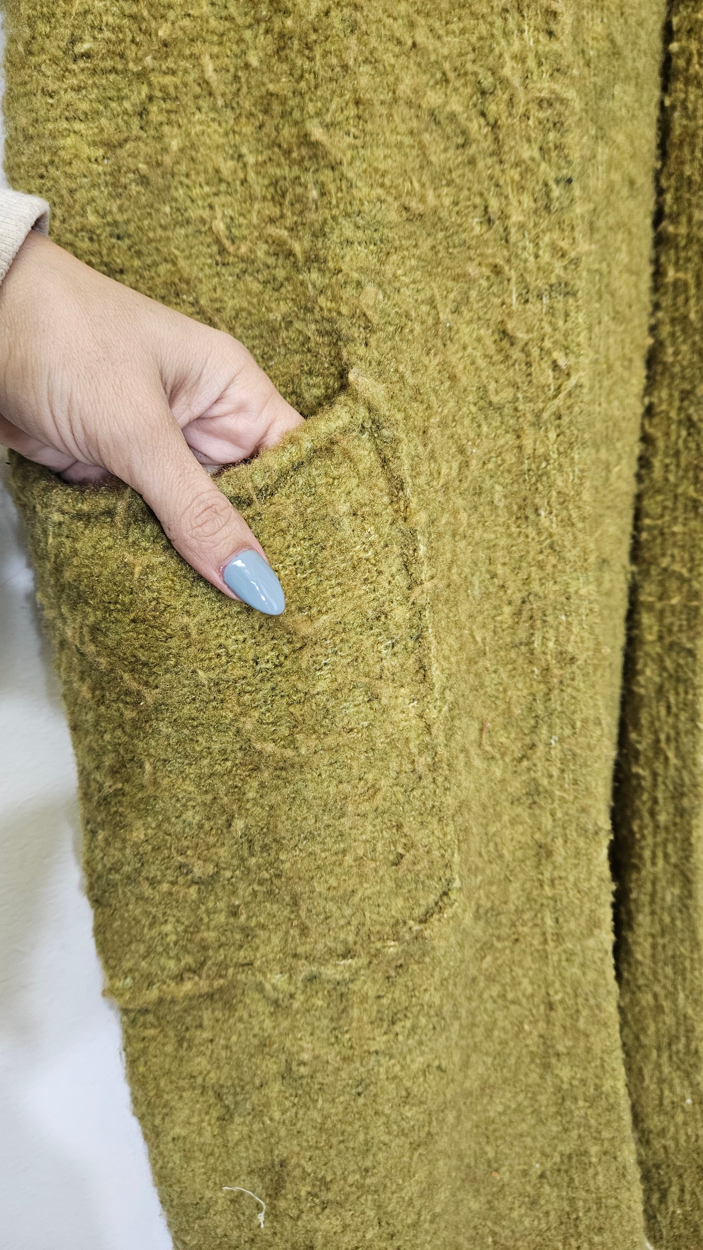 bohemian hippie style Knit Coat - Preloved Cardigan Coat