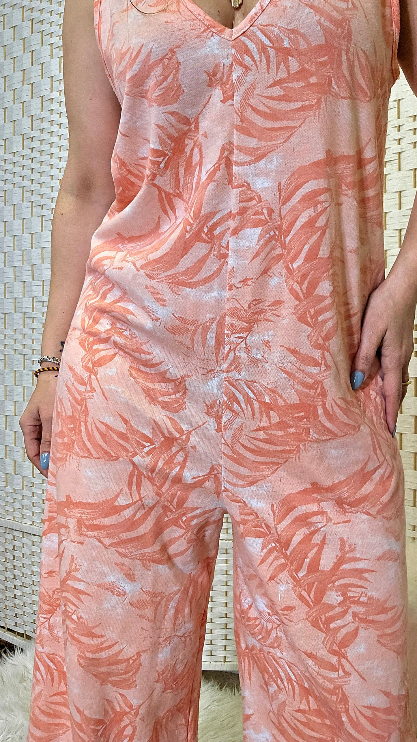 Wide Leg Casual Jumpsuit - Second Hand jumpsuit - Preloved overall