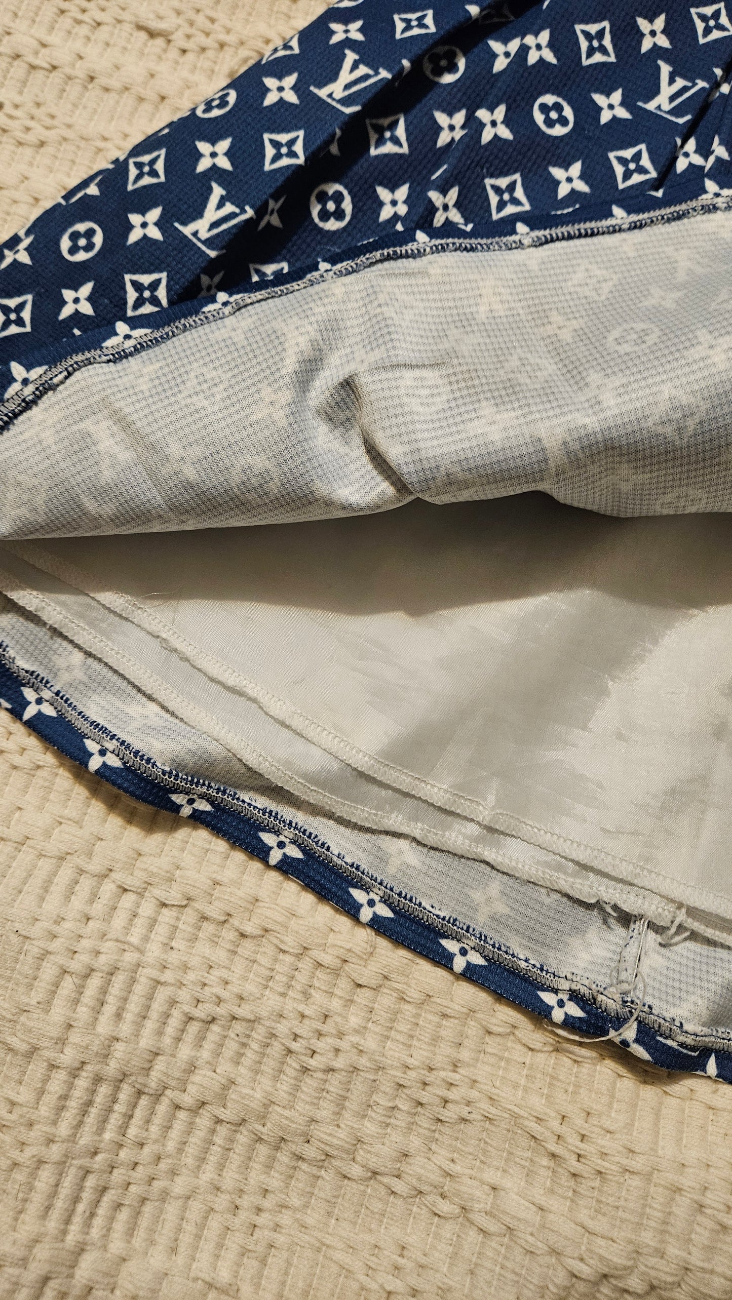 Blue Louis V. Monogram H&M girl Dress