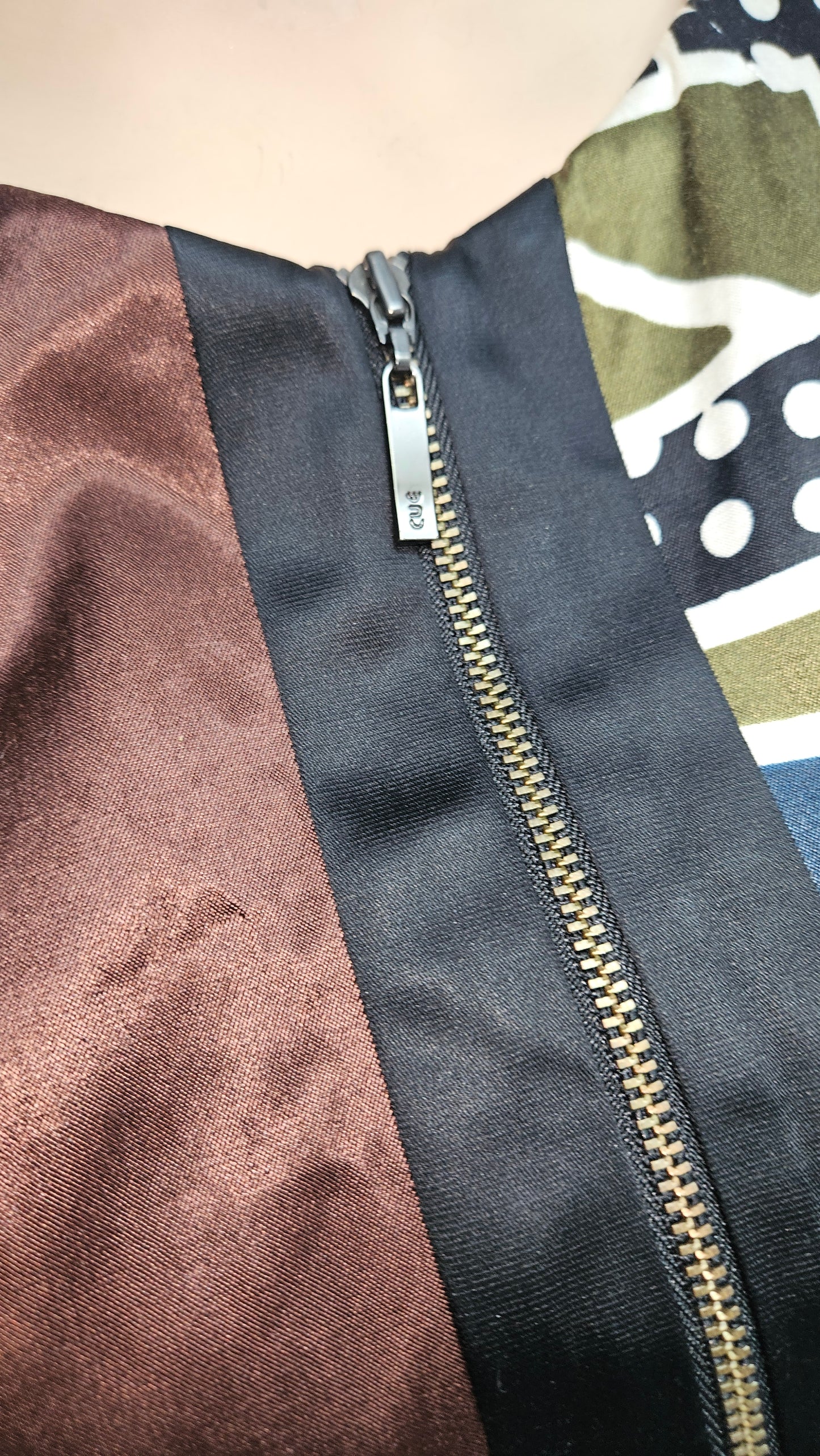 CUE Sleeveless Dress Multicolor Printed Size 12