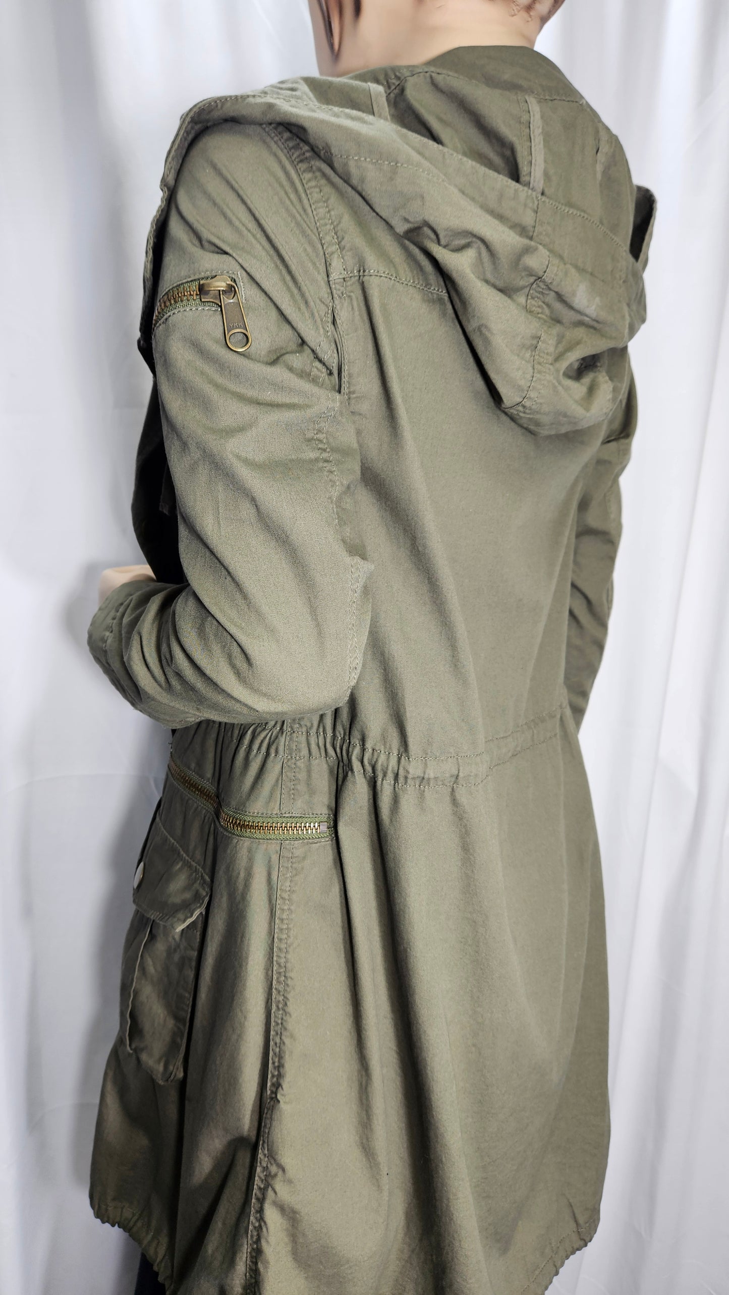 Nine Army Jacket Trench Preloved Jacket-Coat - Cargo Style. Size M (imo)