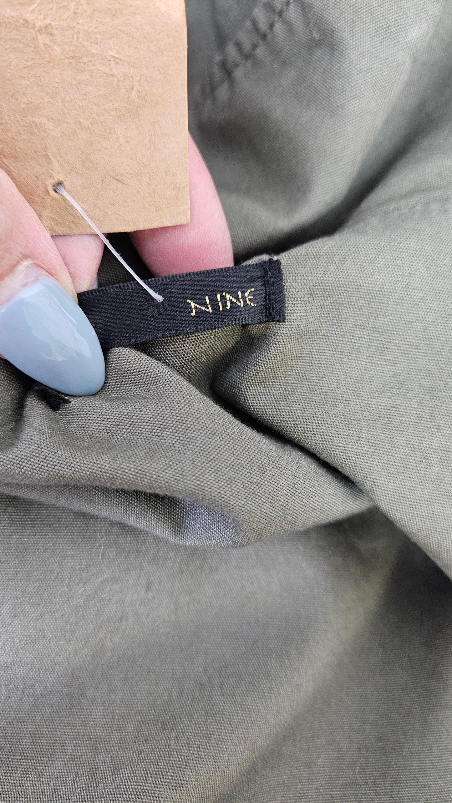 Nine Army Jacket Trench Preloved Jacket-Coat - Cargo Style. Size M (imo)