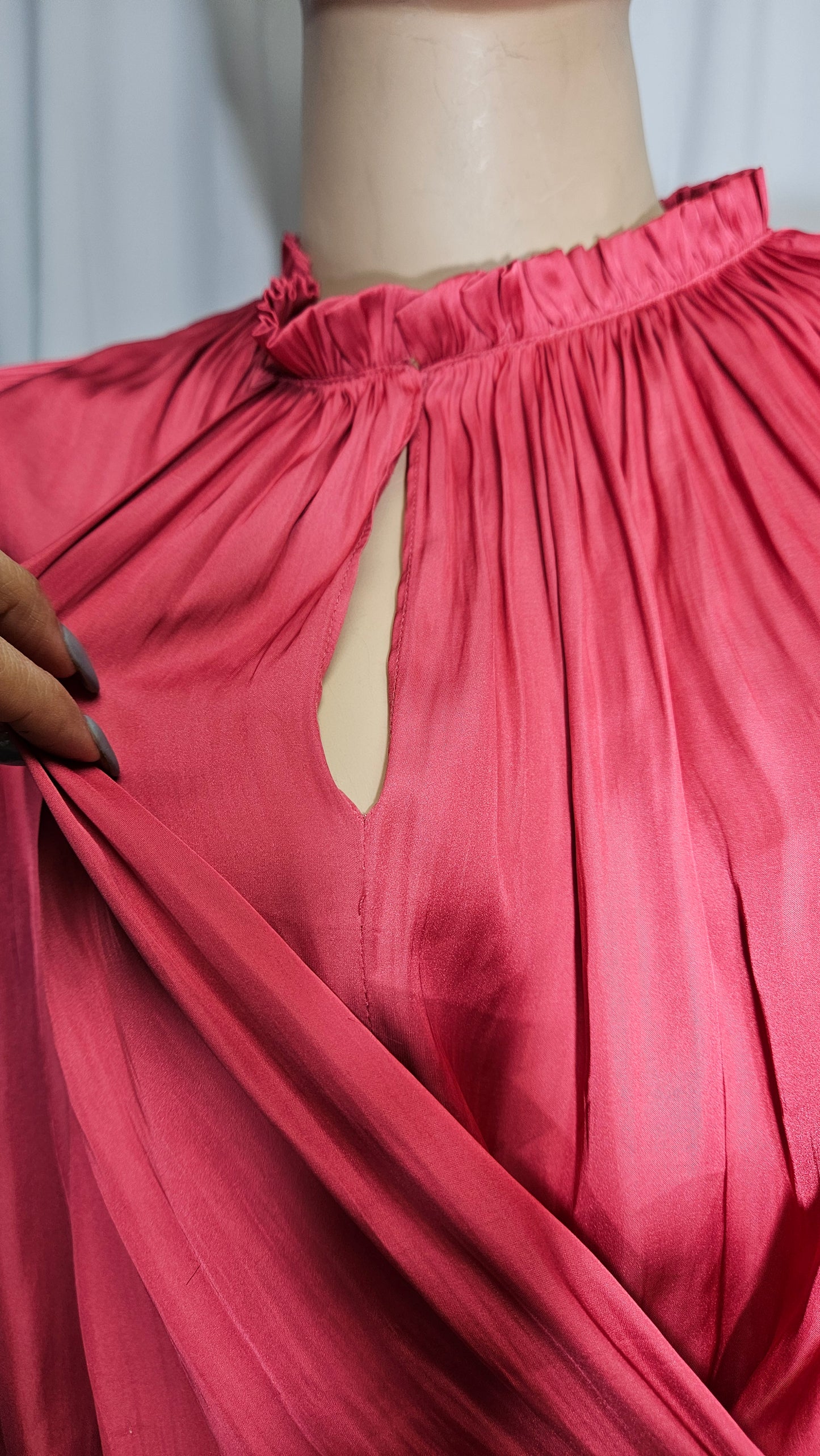 Oversized Pink Country Road blouse