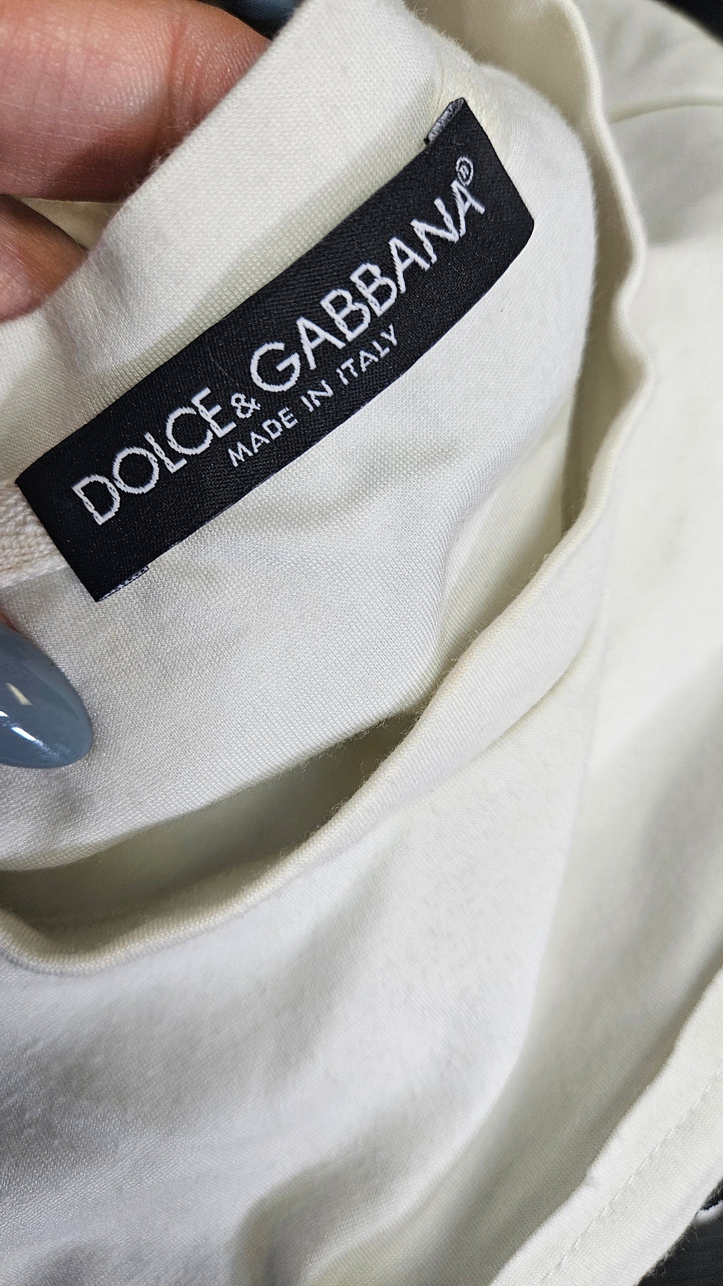 D&G Women's T-shirt - Used Top preloved Rose Dolce G
