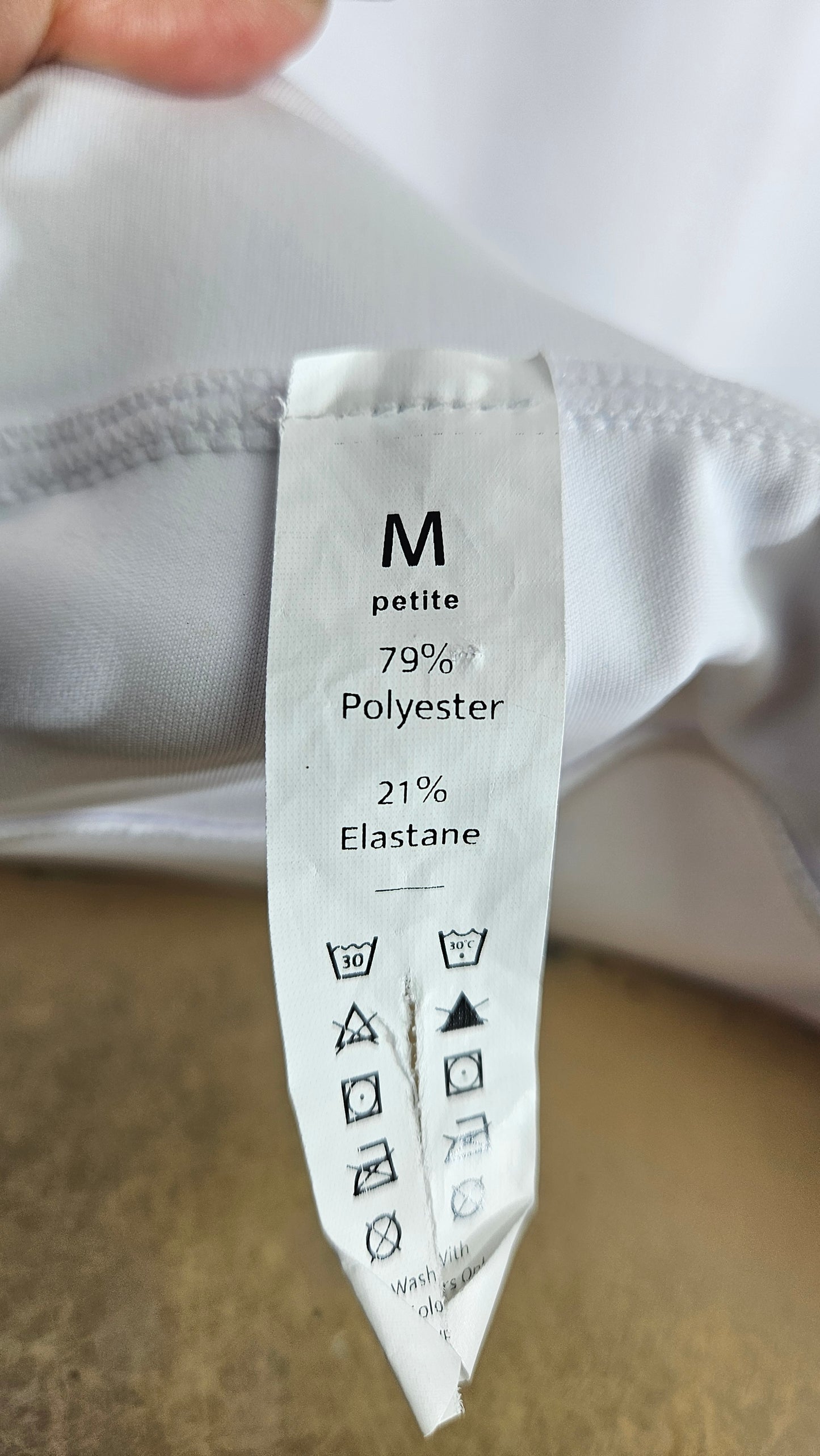 Flared stretch high waist white pants - Retro trousers