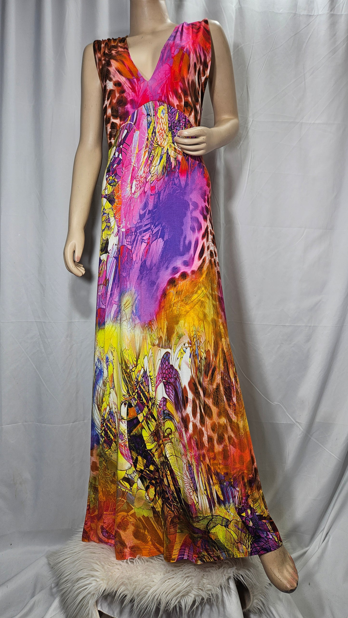 Germany Maxi Dress - used Maxi Dress colorful dress