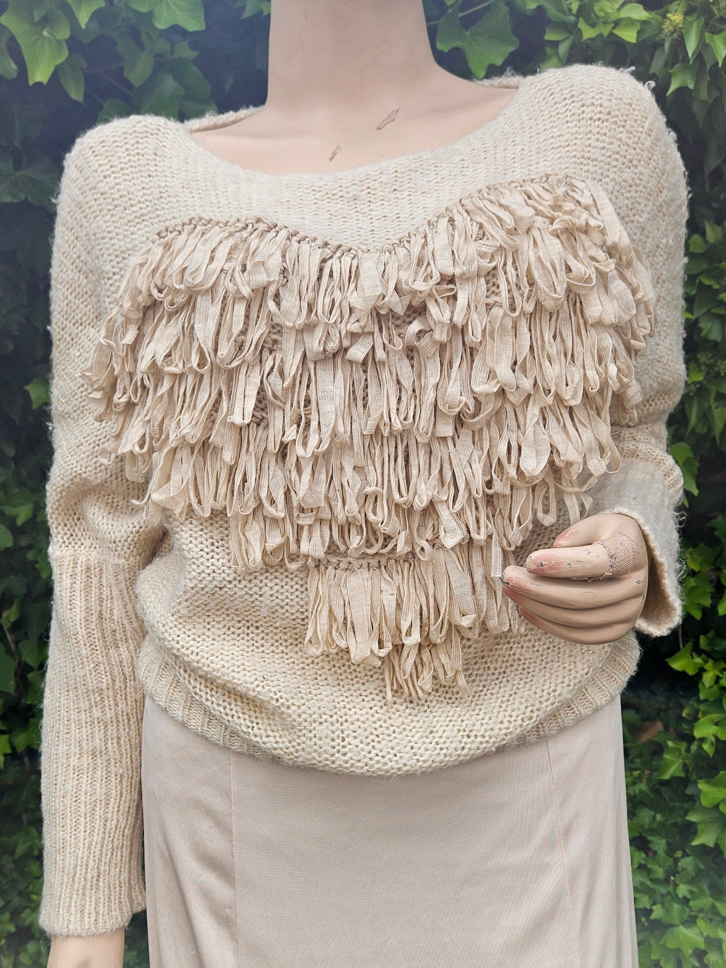 Beige sweater Knit top