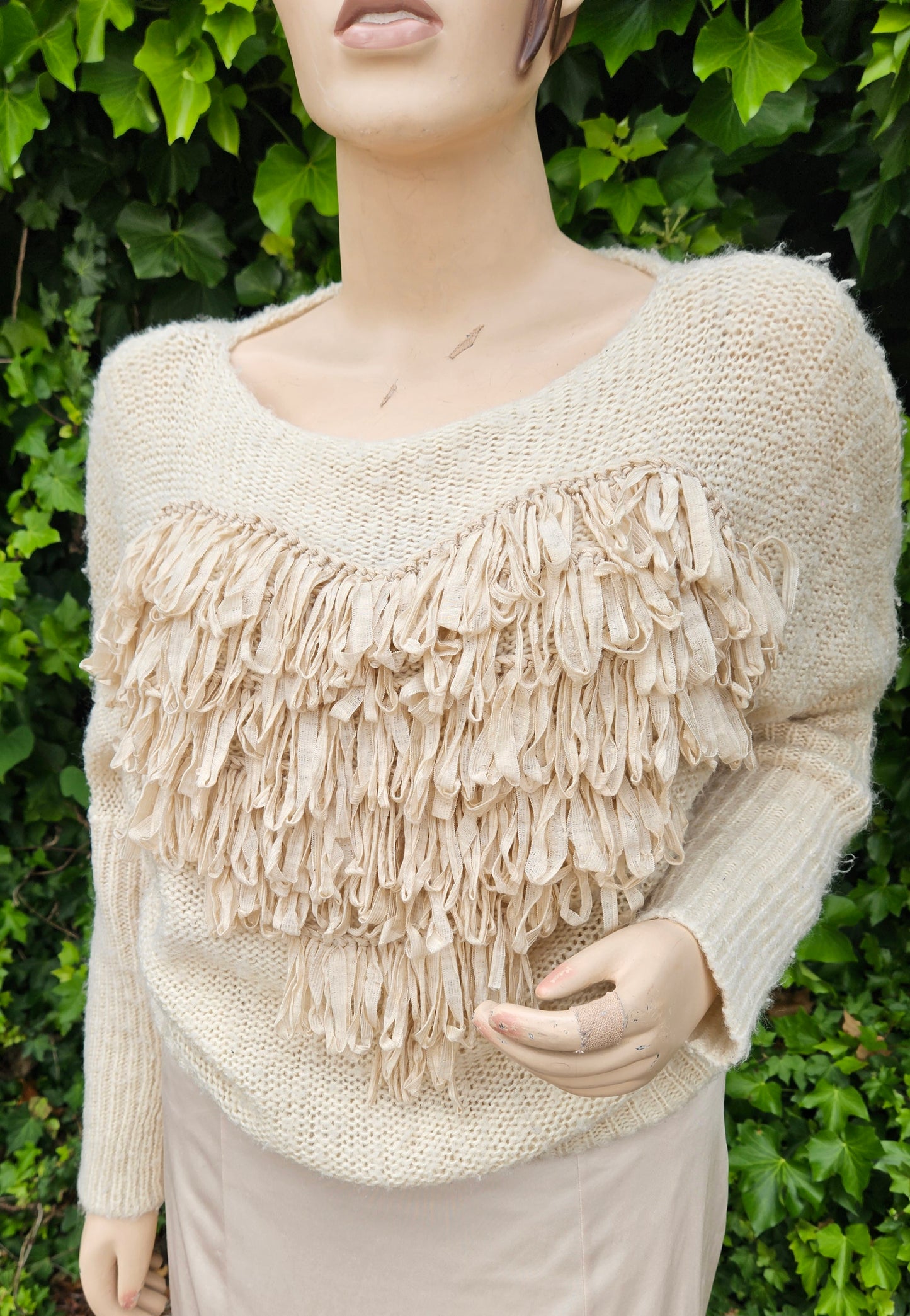 Beige sweater Knit top