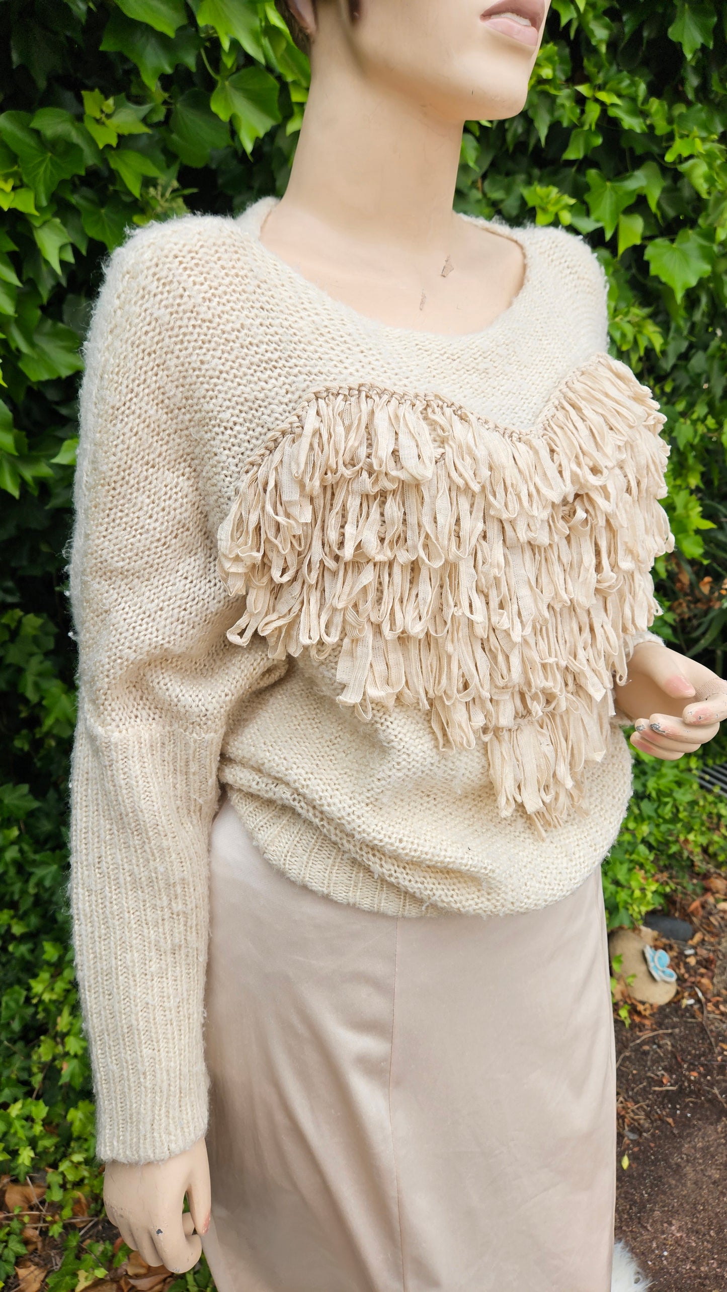 Beige sweater Knit top
