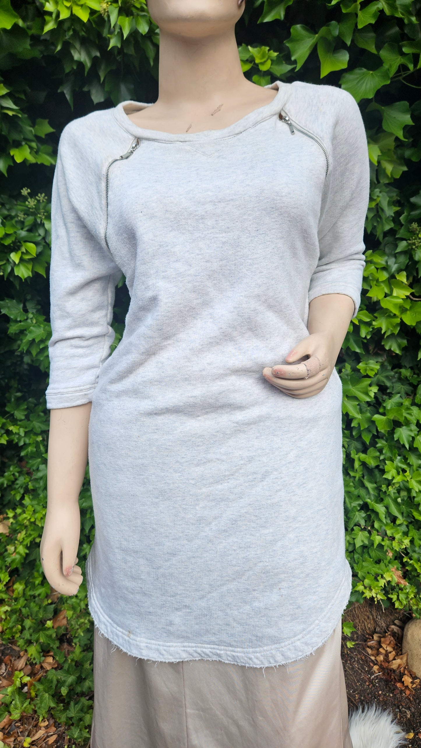 Nursing Top Mini dress - Breastfeeding sweatshirt MATERNITY NURSING