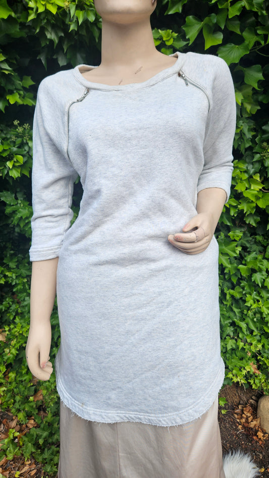 Nursing Top Mini dress - Breastfeeding sweatshirt MATERNITY NURSING