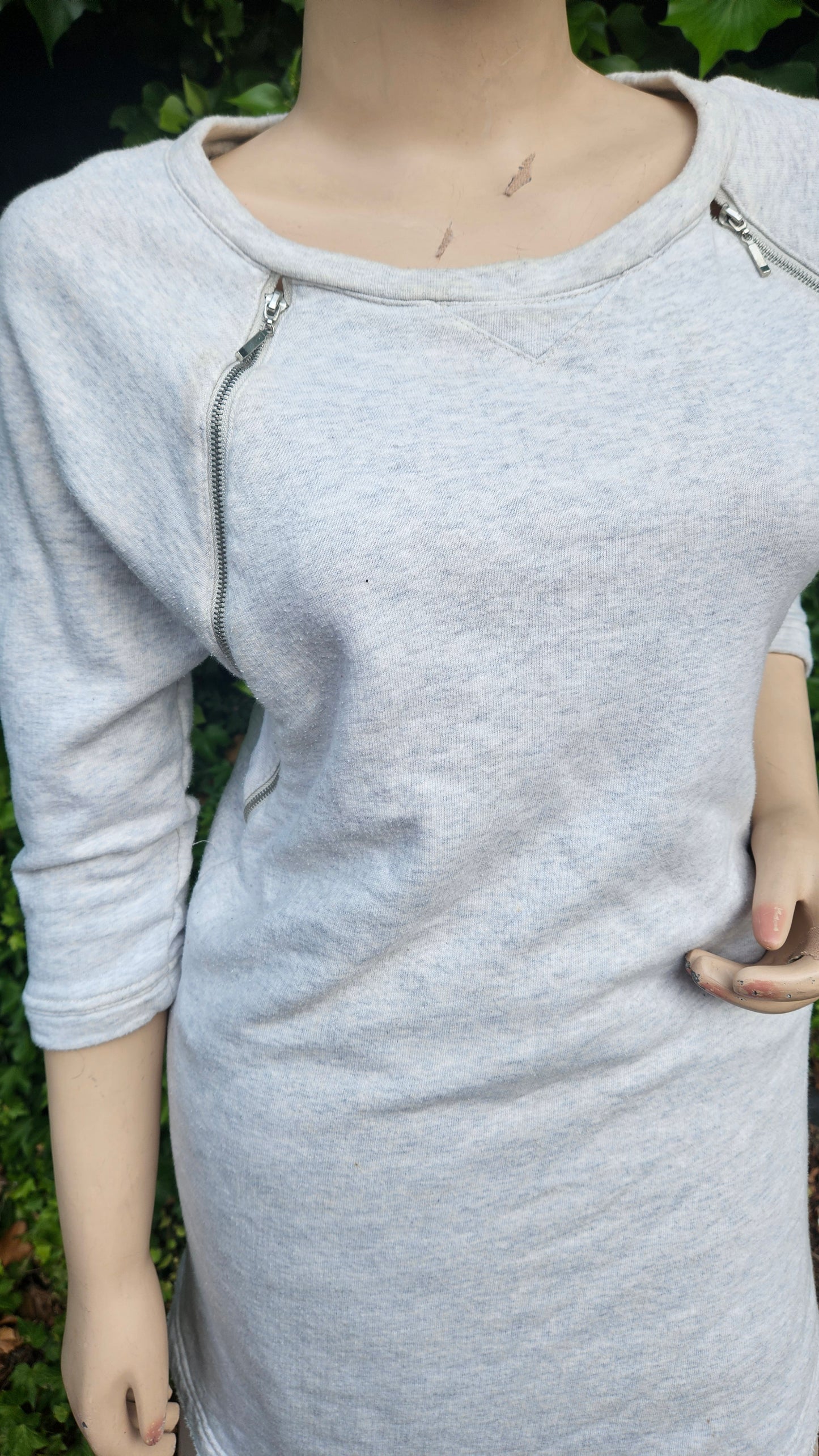 Nursing Top Mini dress - Breastfeeding sweatshirt MATERNITY NURSING