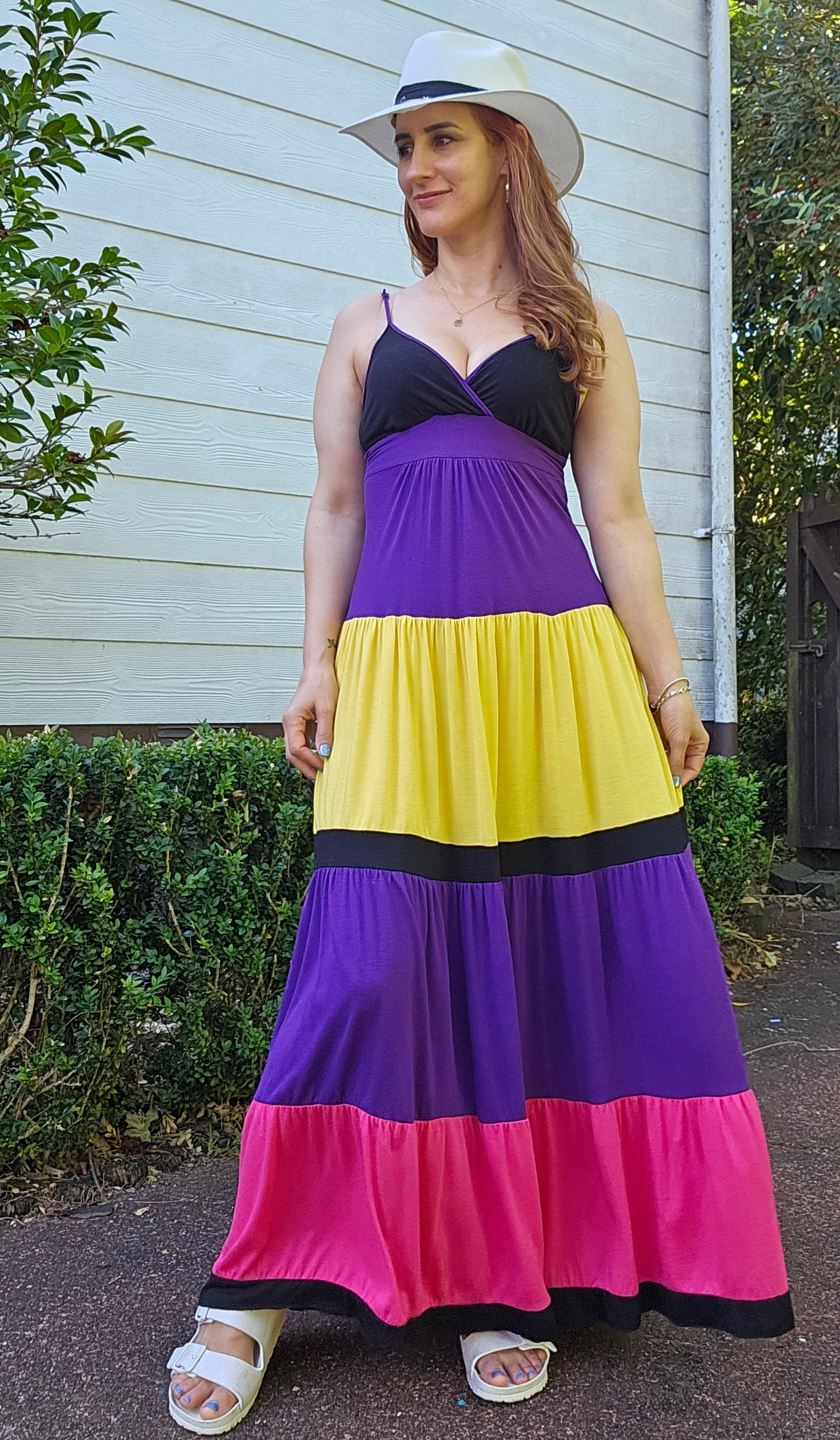 Colorful Maxi Dress - Second hand find!