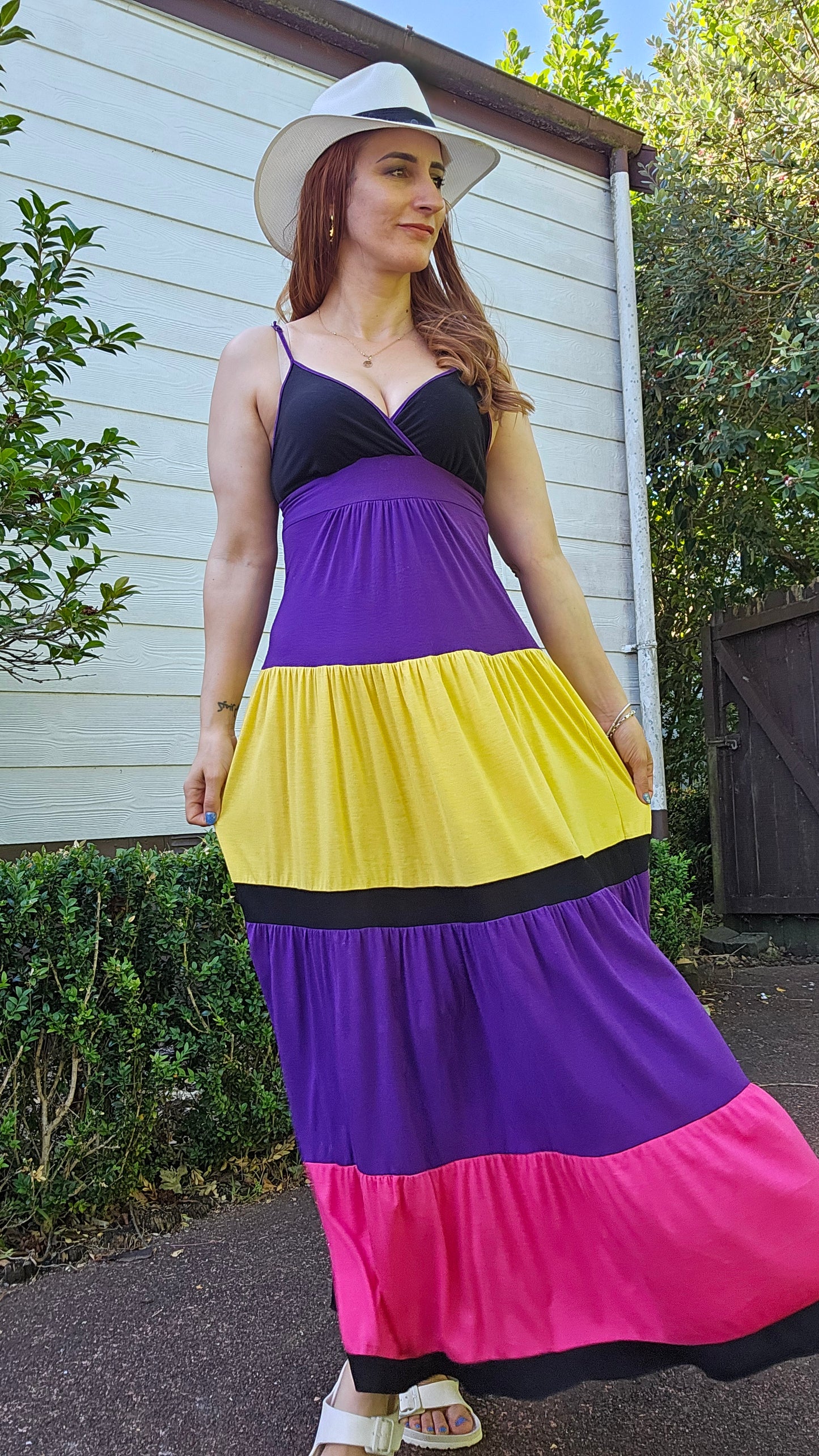 Colorful Maxi Dress - Second hand find!