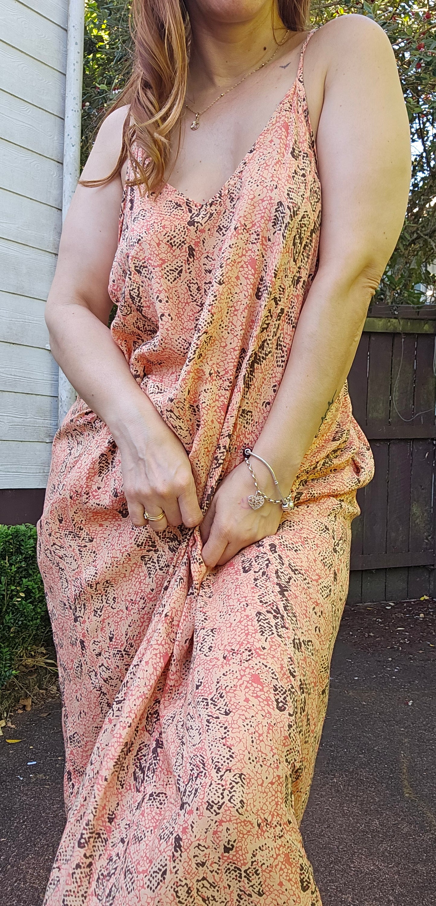 Stunning Bohemian Maxi Dress - Women’s  Free size dress 10-16