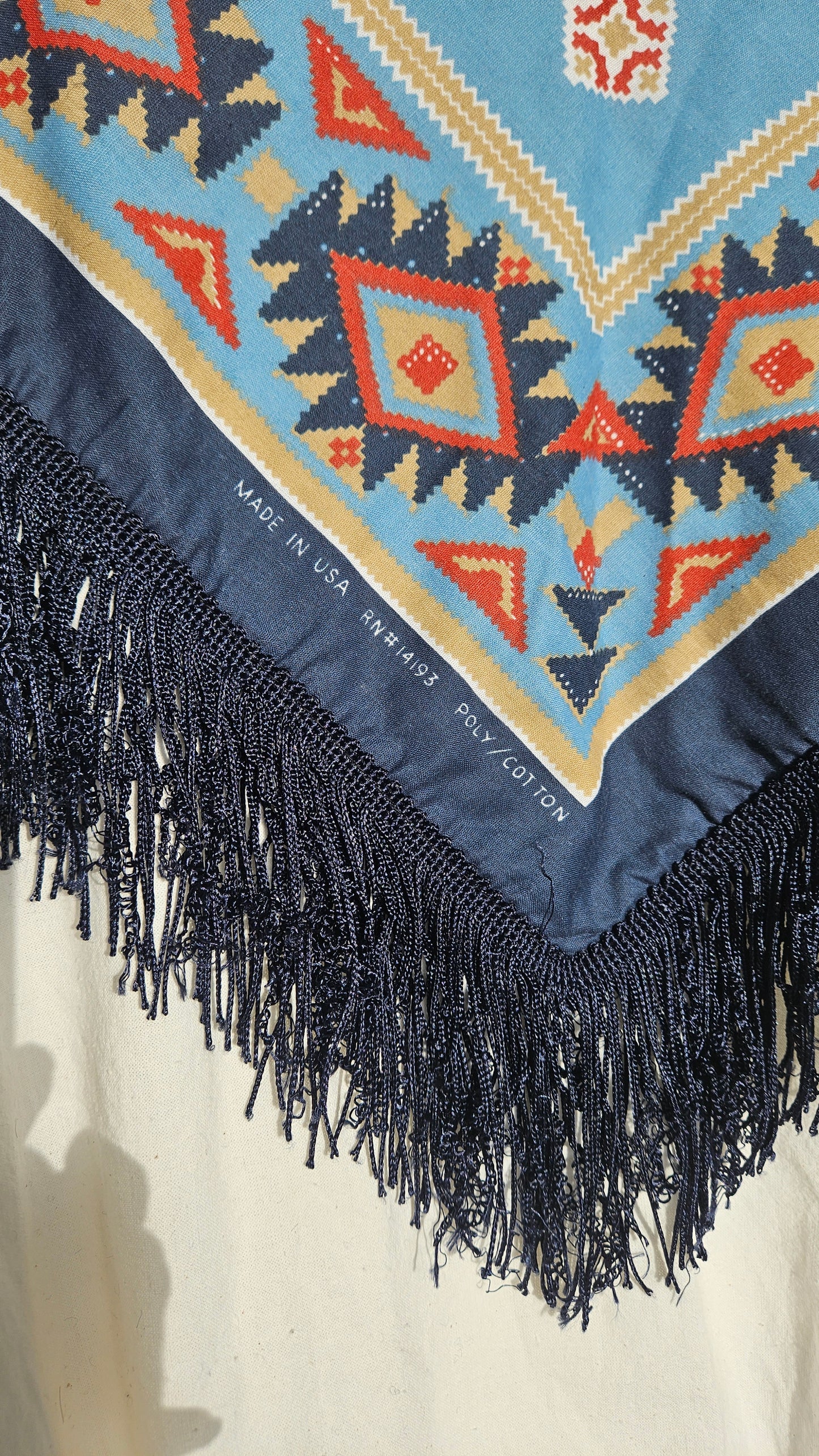 1980's Hazelwood Exclusive Womens Totally 80s Southwestern Style Fringed Shirt - Sweatshirt Vintage Crewneck - jumper