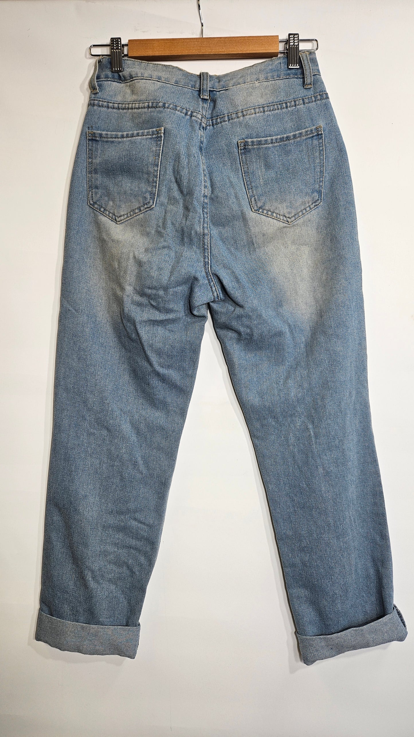 Ripped Denim Pants - Second Hand Store Find
