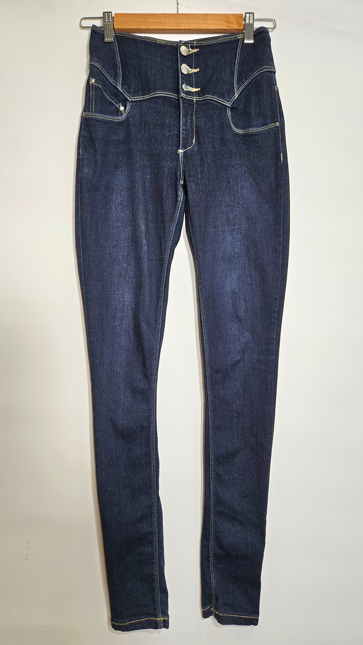 Kelly Felder High waisted Denim Pants Size 28.