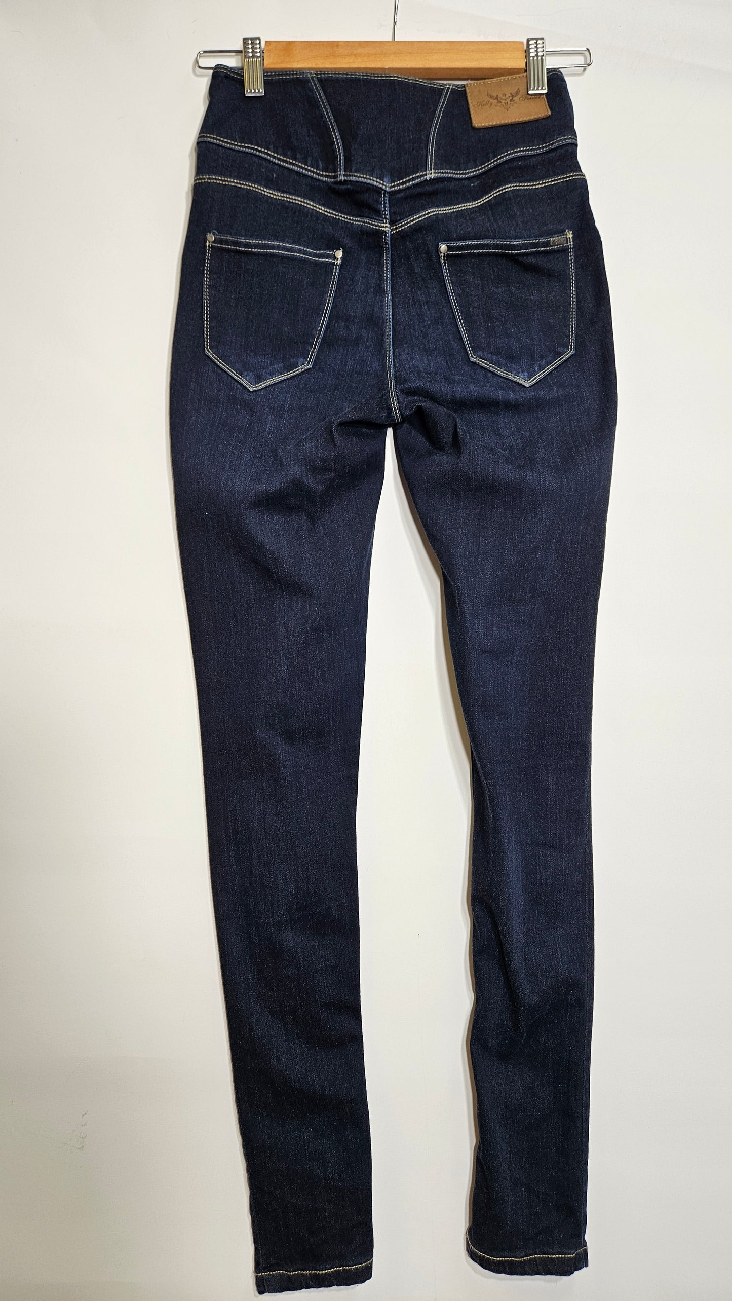 Kelly Felder High waisted Denim Pants Size 28.