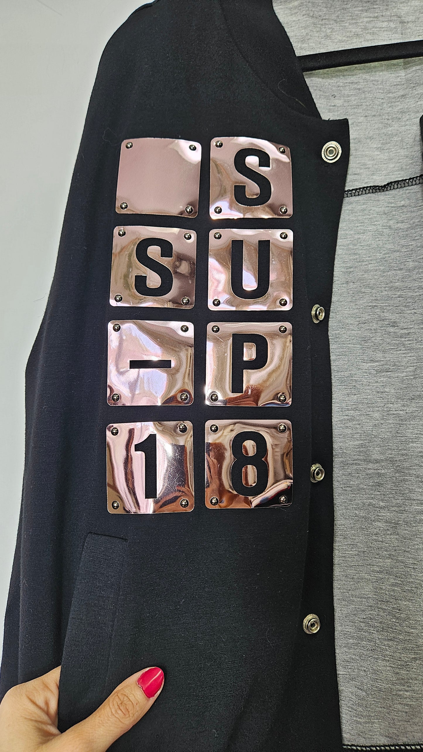 SENSUAL PMA Japanese Brand Distressed Design Punk Casual Style Bomber w/ Pocket