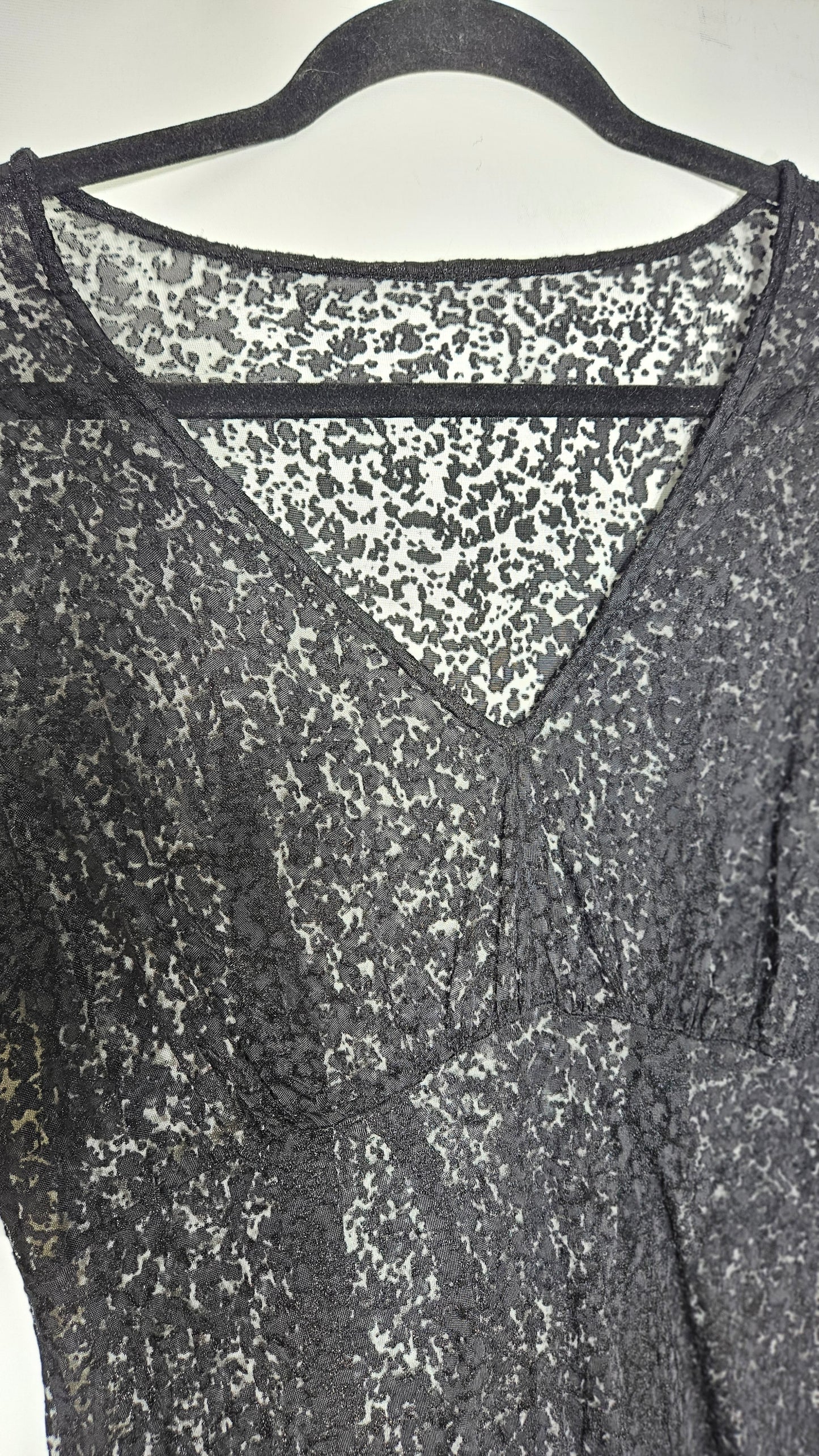 Gothic Black Asymmetrical Dress Long Preloved Dress