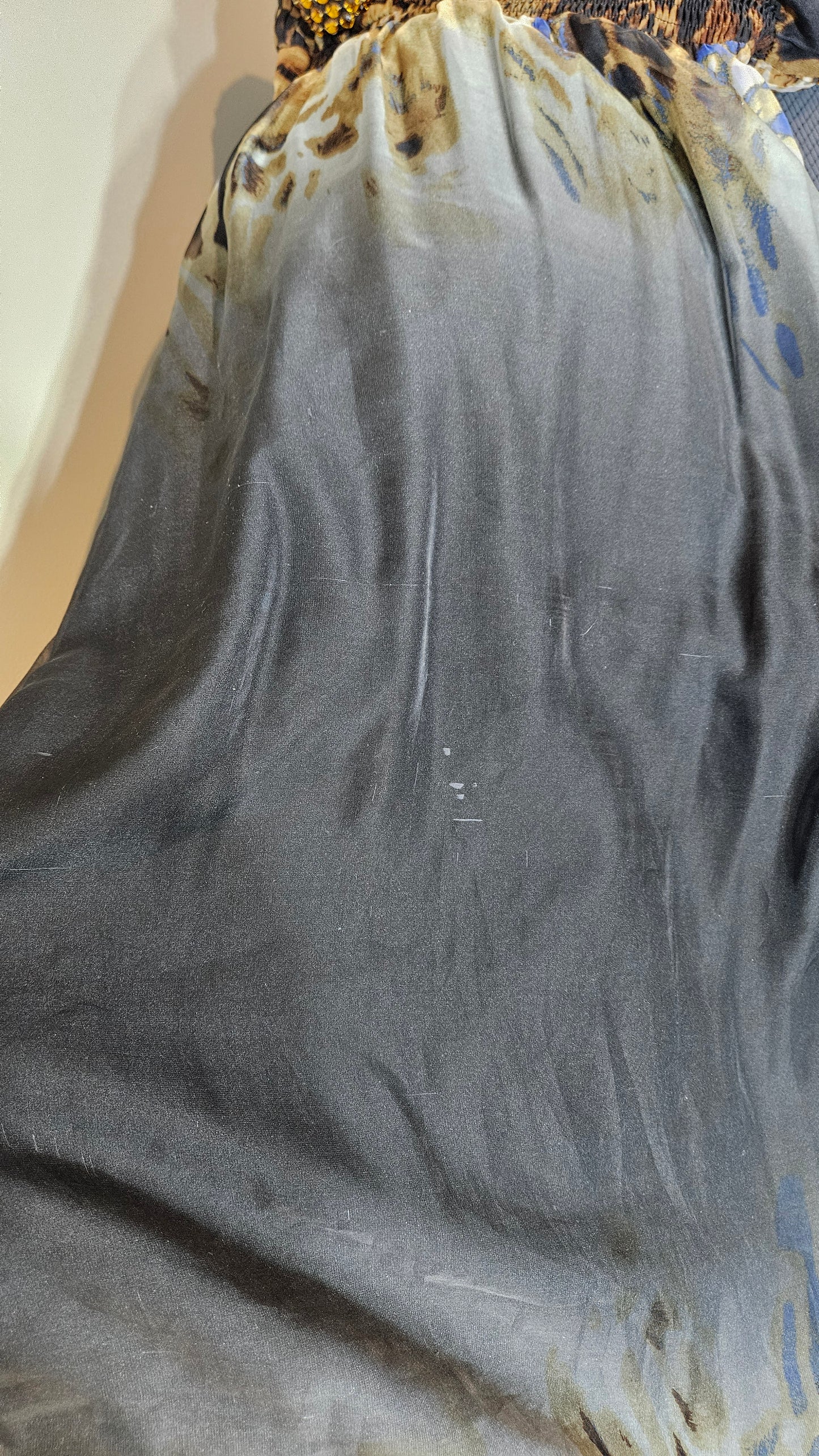 Gray and gold Evening Dress - Preloved Dress