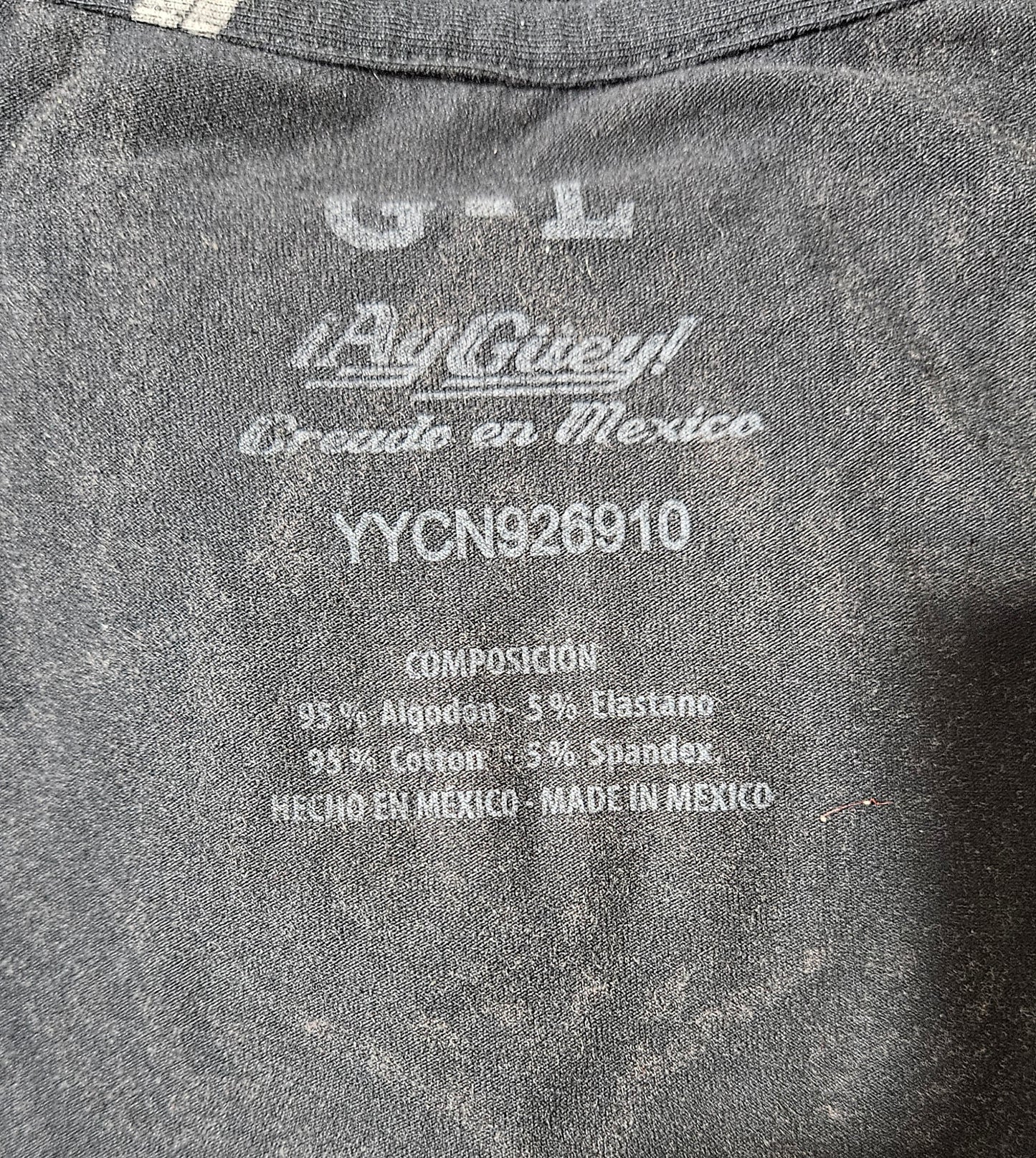 AY GUEY! Mexican top Black Short Sleeve T-Shirt Colorful Jaguar Tee T-Shirt Tee second-hand find