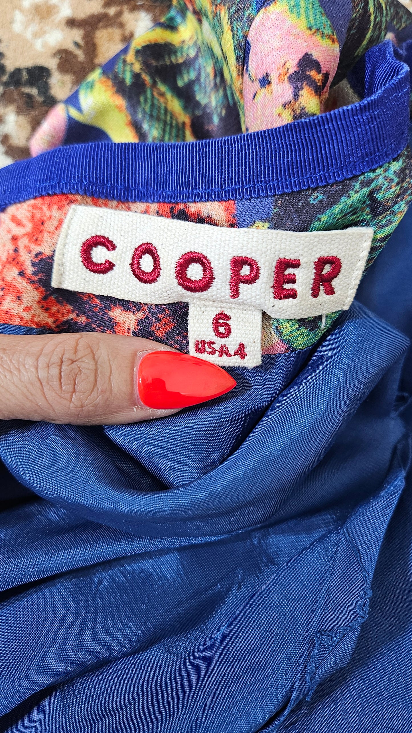 Floral Dress by Cooper - Short Dress Size 6.