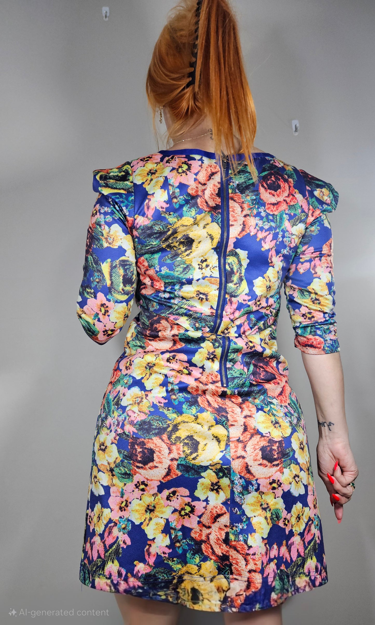 Floral Dress by Cooper - Short Dress Size 6.