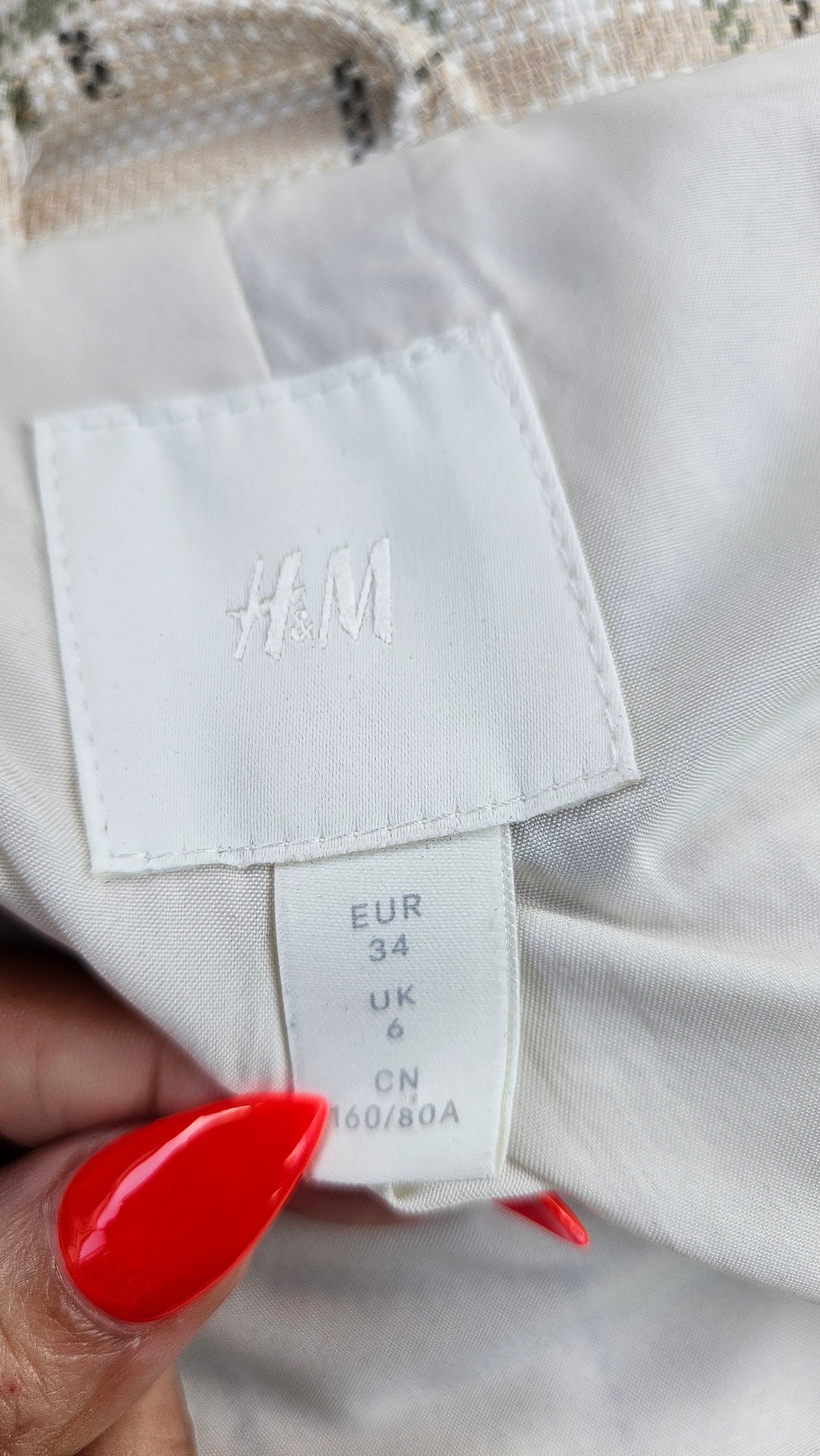 Straight-cut jacket H&M Blazer Preloved Jacket