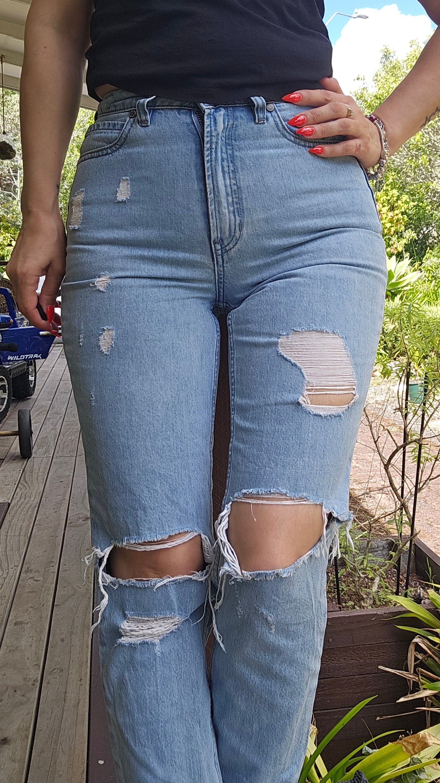 Lee Soho Denim High Tapered Pants - Second Hand Store jeans